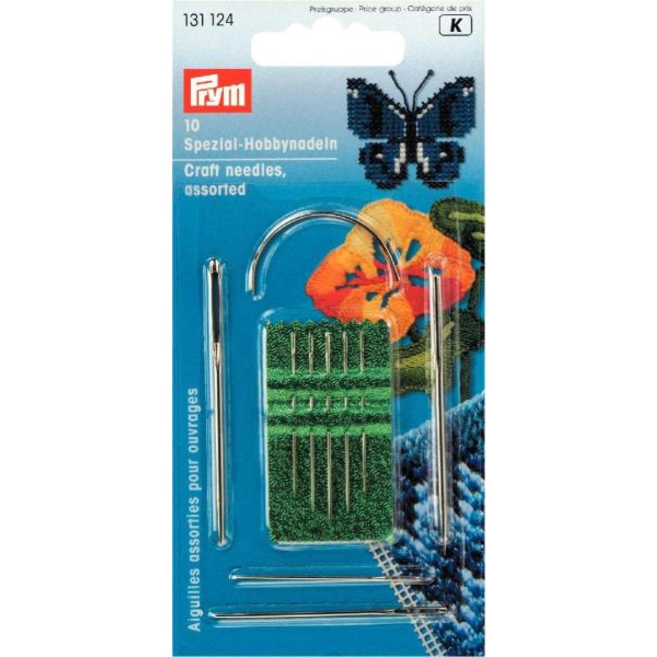 Prym Stricknadeln Spezial Hobbynadeln sortiert silberfarbig 10 St
