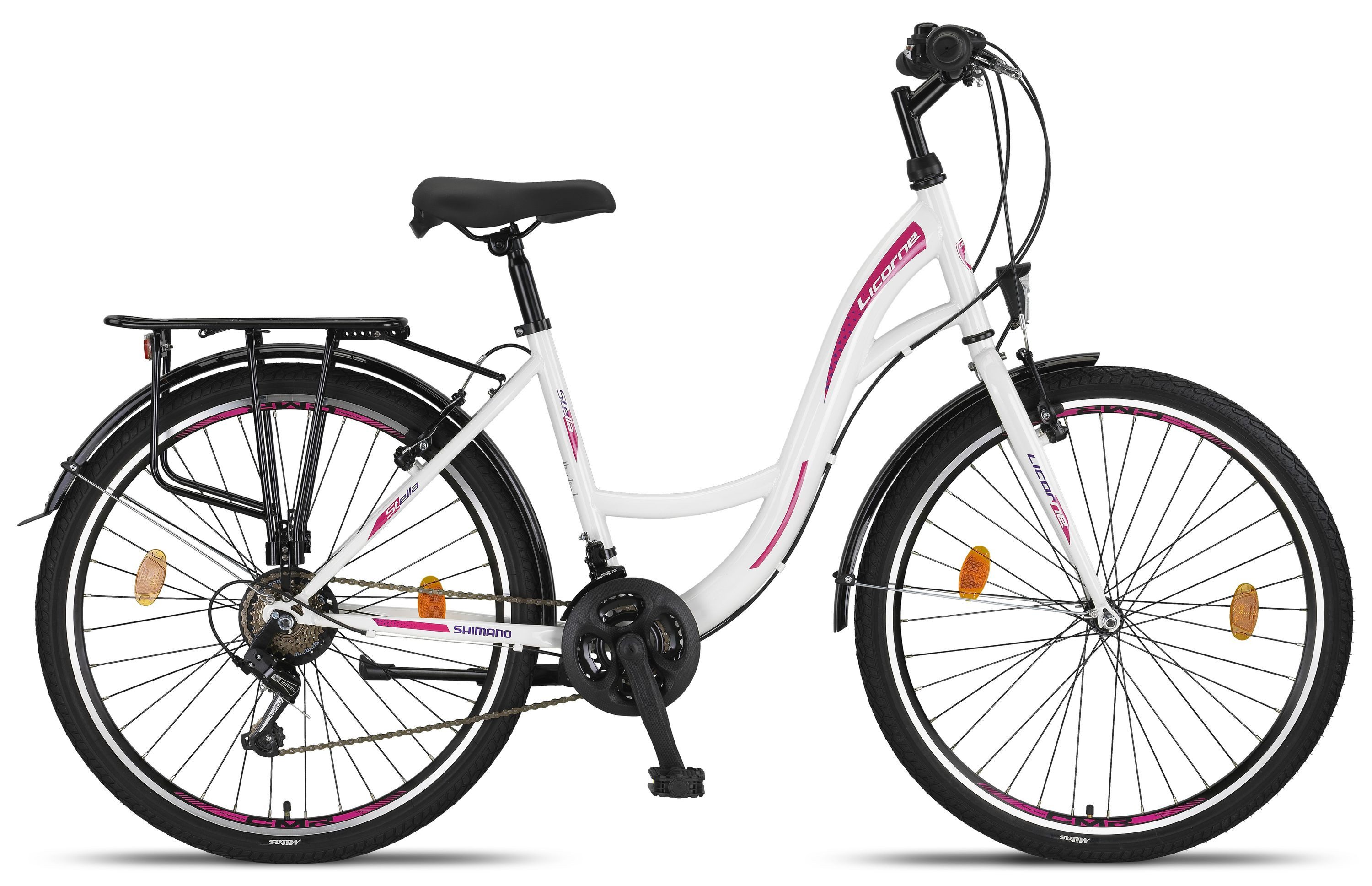 Licorne Bike Cityrad Licorne Stella Premium Citybike 20–28 Zoll, 21 Gang Hollandrad