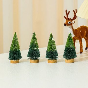Rutaqian Künstlicher Weihnachtsbaum Mini künstlicher Weihnachtsbaum,Tabletop Christmas Tree,Material PVC