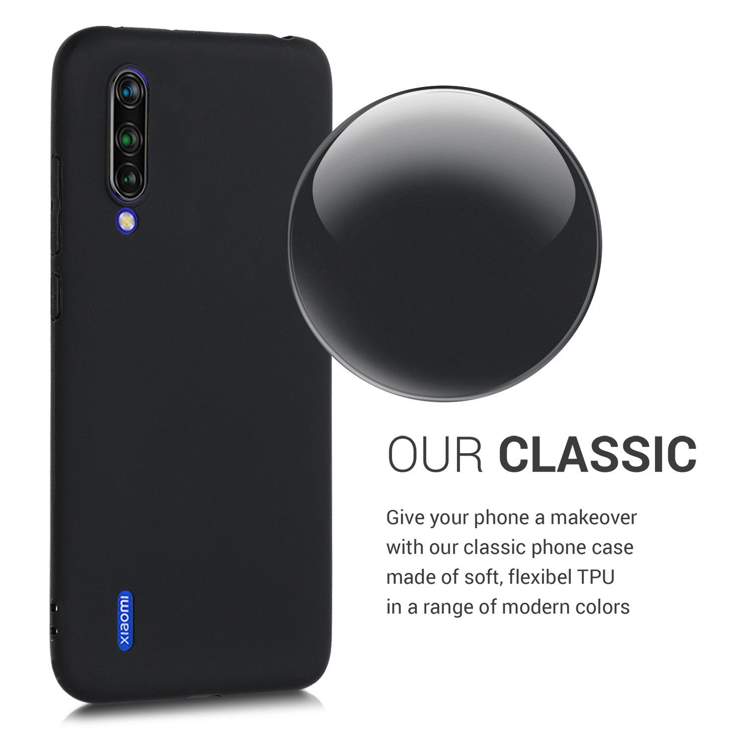 kwmobile Handyhülle Hülle für Xiaomi Mi 9 Lite, Hülle Silikon - Soft Handyhülle - Handy Case Cover