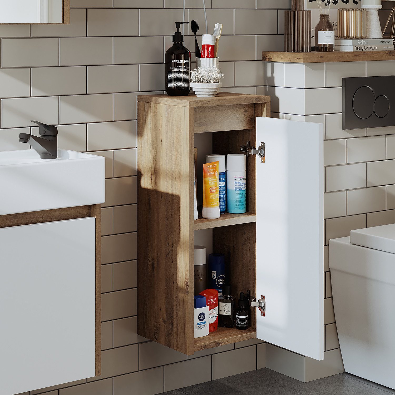 Roomart Badmöbel-Set LEO, (Badmöbelset Unterschrank mit günstig online kaufen