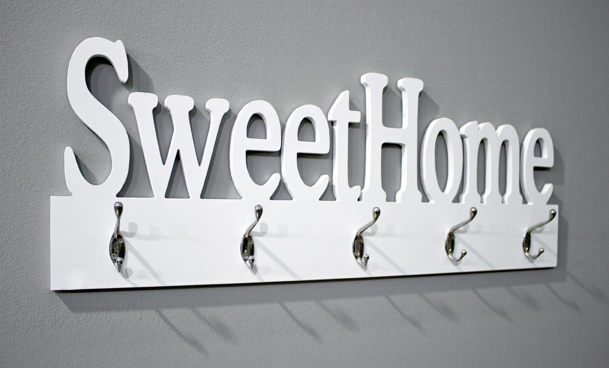 PREISBRECHER Garderobenhaken Sweet Home, 74 x günstig online kaufen