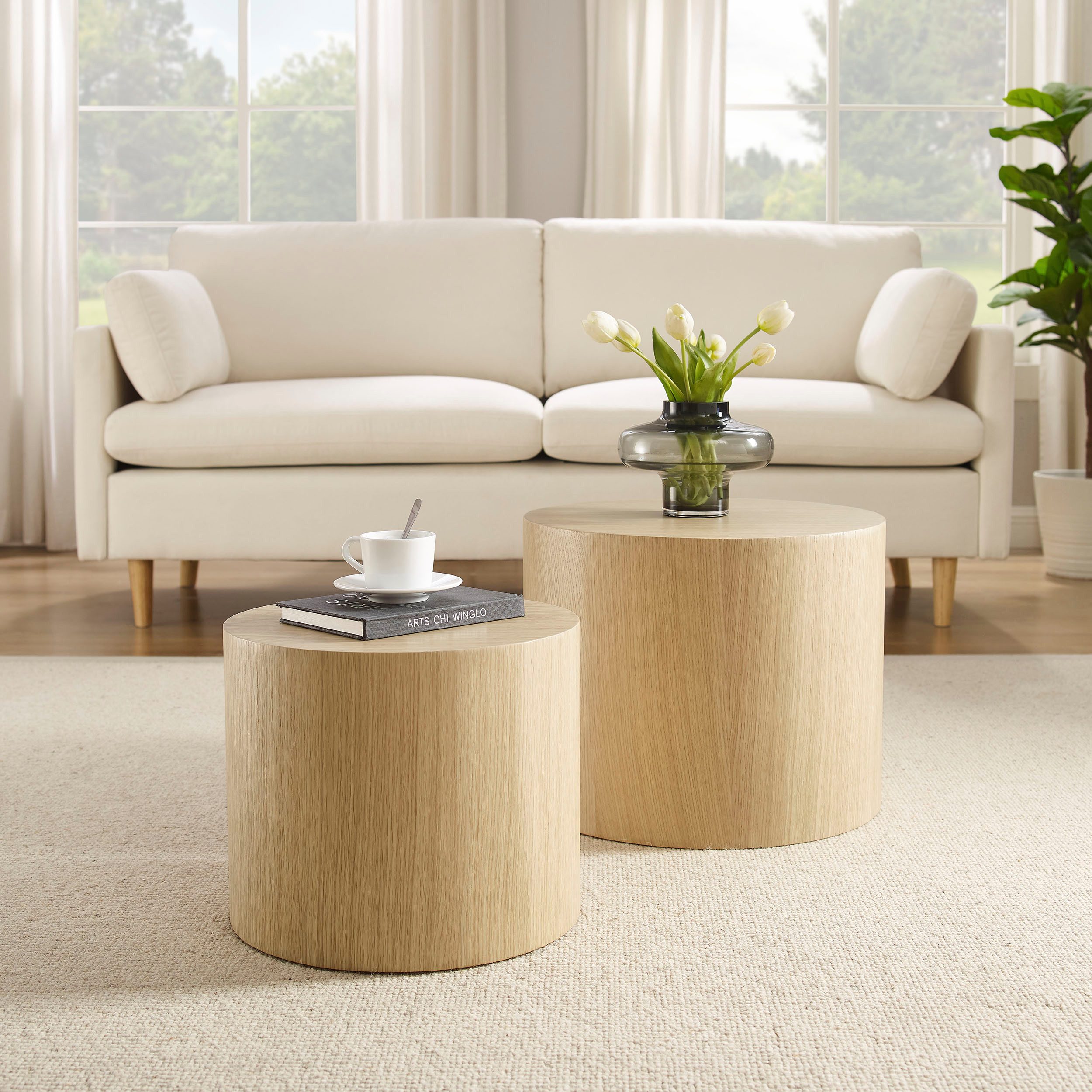 SalesFever Couchtisch "Couchtisch: Stilvoller Mittelpunkt" 2 Stk. tlg. mit günstig online kaufen