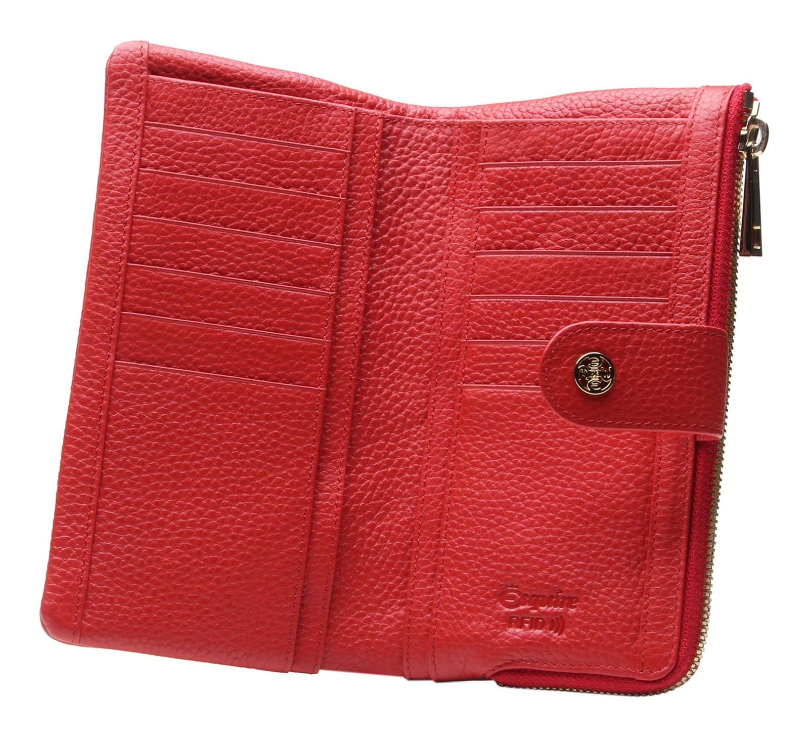 Esquire Geldbörse Wallet, aus echtem Leder mit RFID-Blocker Schutz