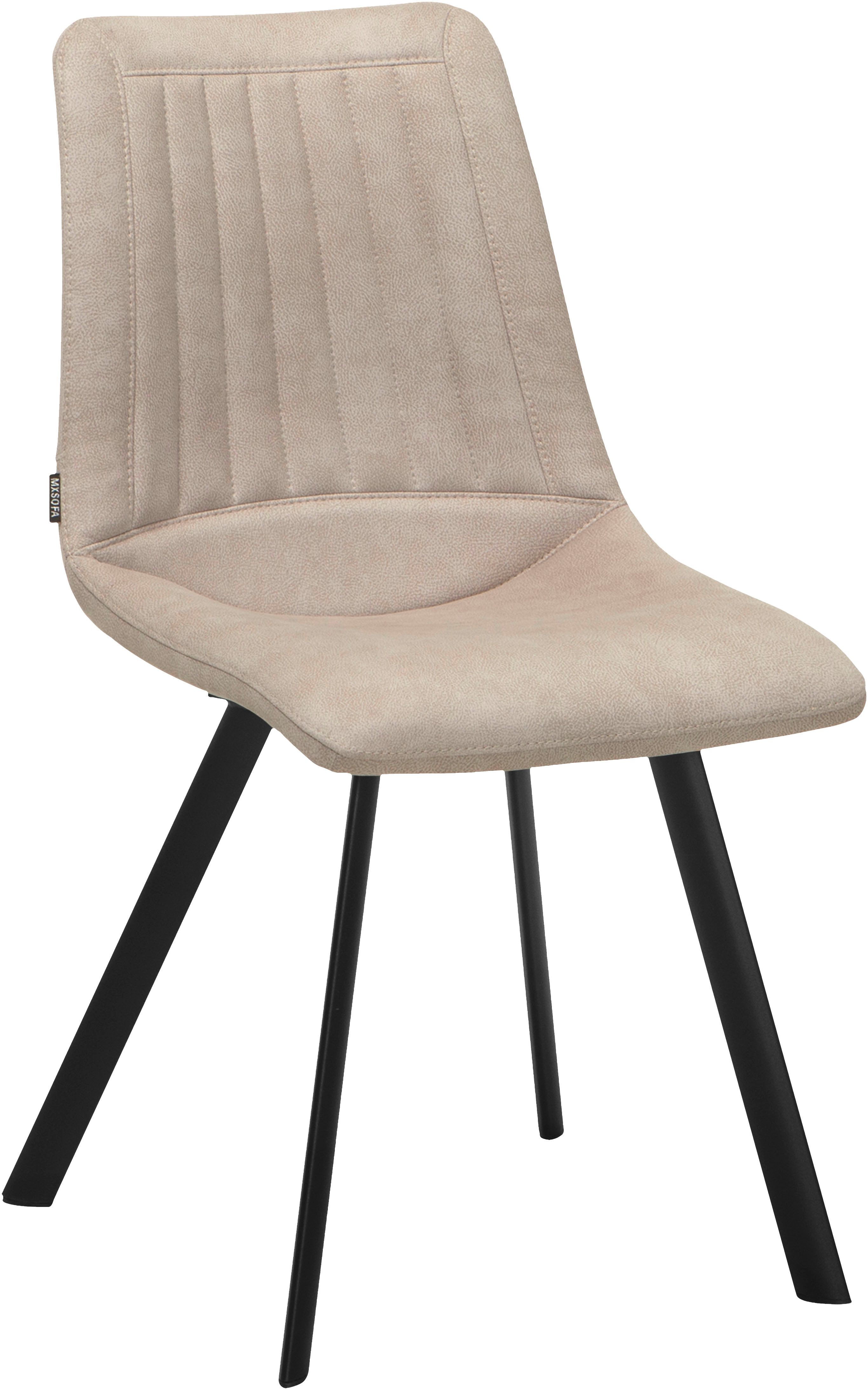 OMG Design Esszimmerstuhl Pluto (Set, 1 St), pflegeleichte Microfaser, Lederoptik