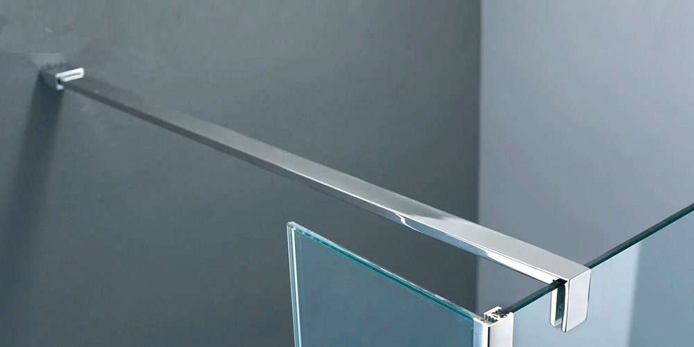 Aloni Duschwand-Stabilisationsstange ST001, (1-St), Aloni Stabilisierungsstange Wand 120 cm