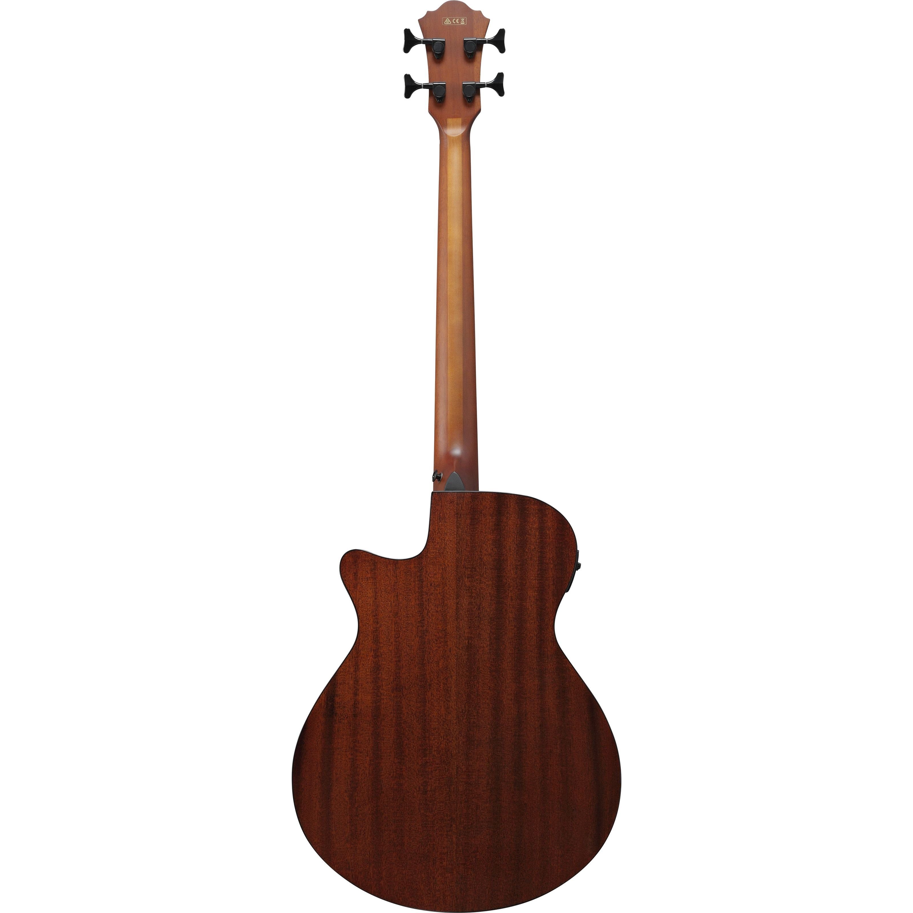 Ibanez Akustik-Bass, Akustik-Bässe, 4-Saiter Akustik-Bässe, AEGB24E-BKH Black High Gloss - Akustikbass
