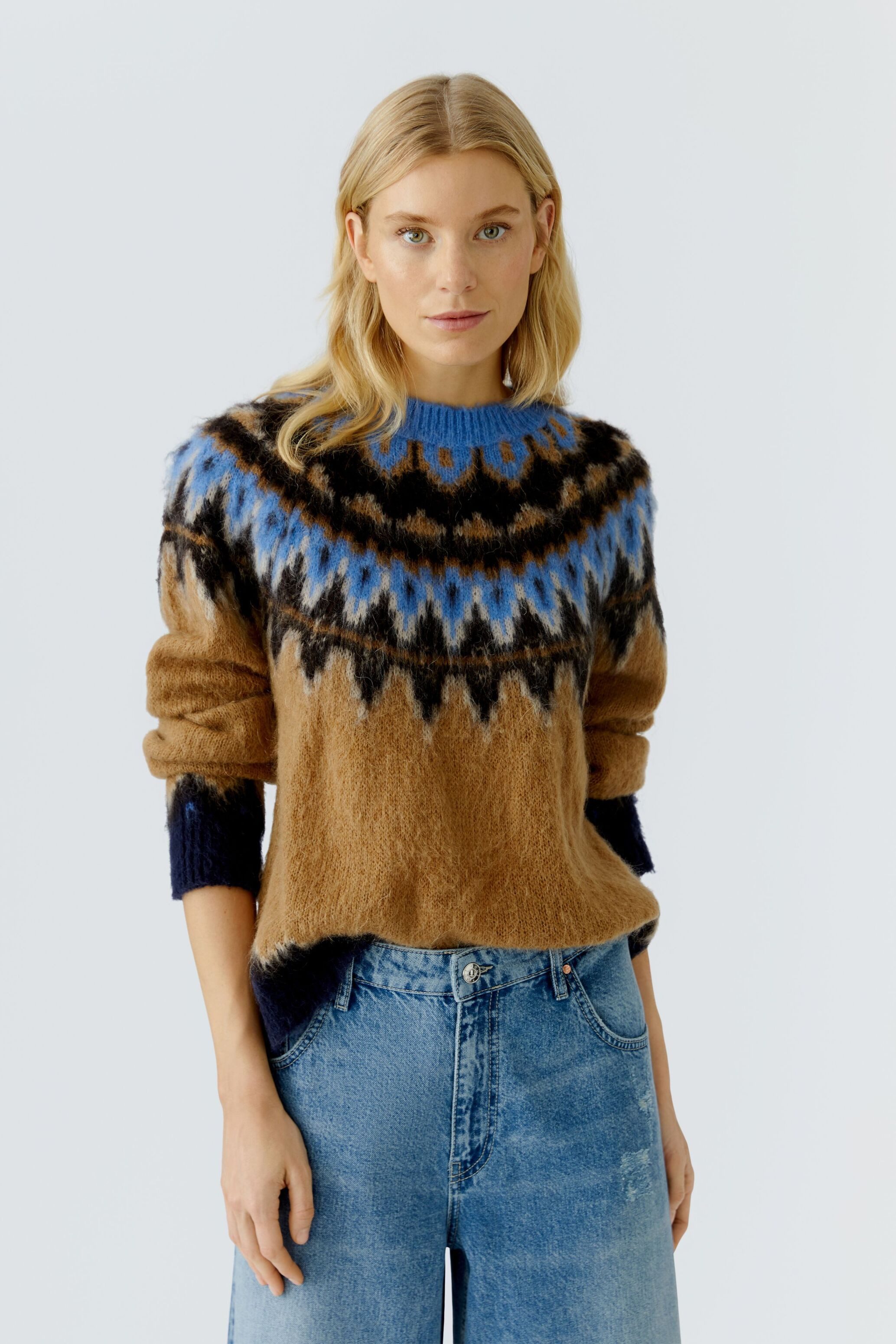 Oui Rundhalspullover Pullover günstig online kaufen