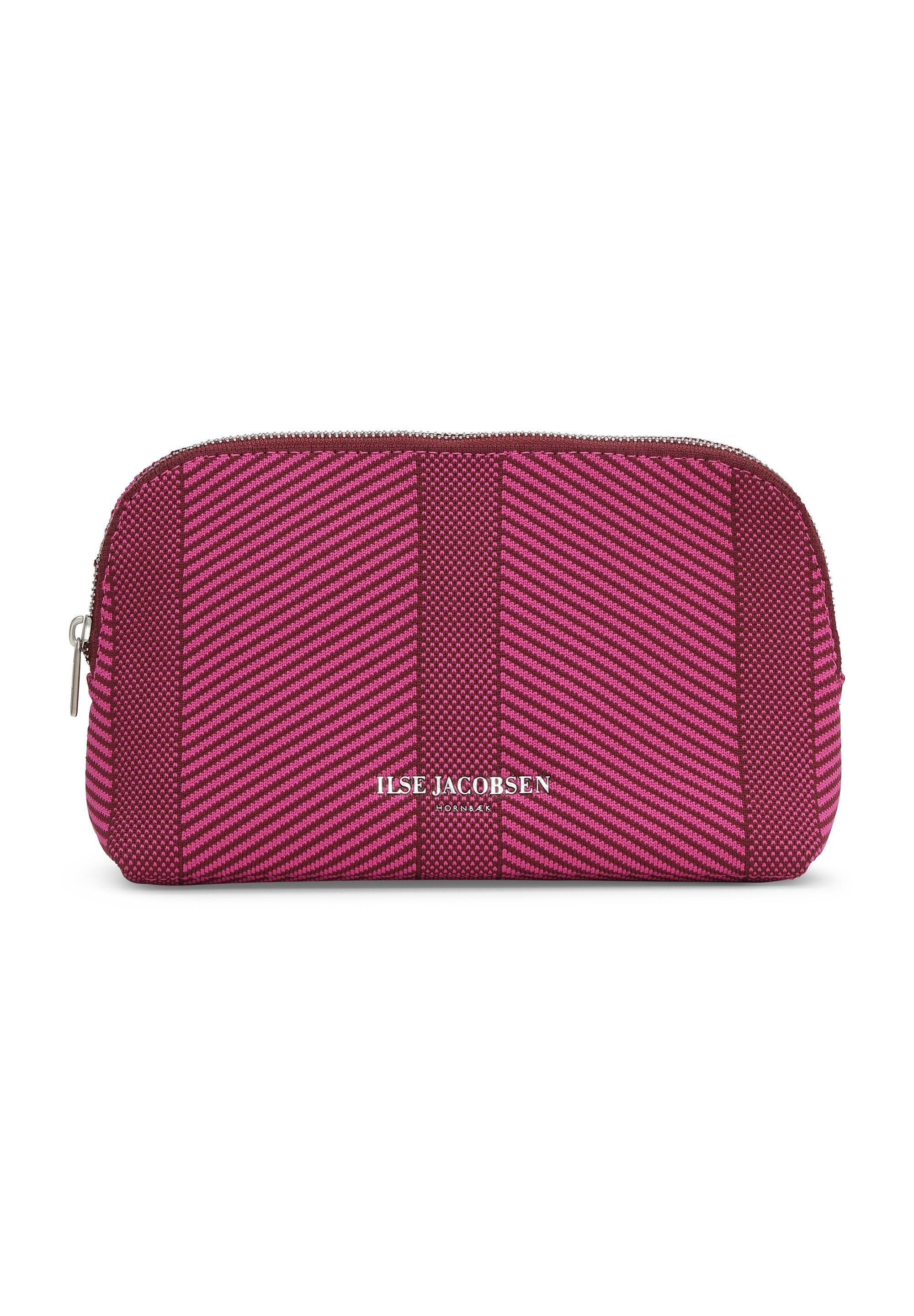 Ilse Jacobsen Kosmetiktasche KNITTY02, Stricktasche, trendiges Muster, Logo-Reißverschluss, Innentasche