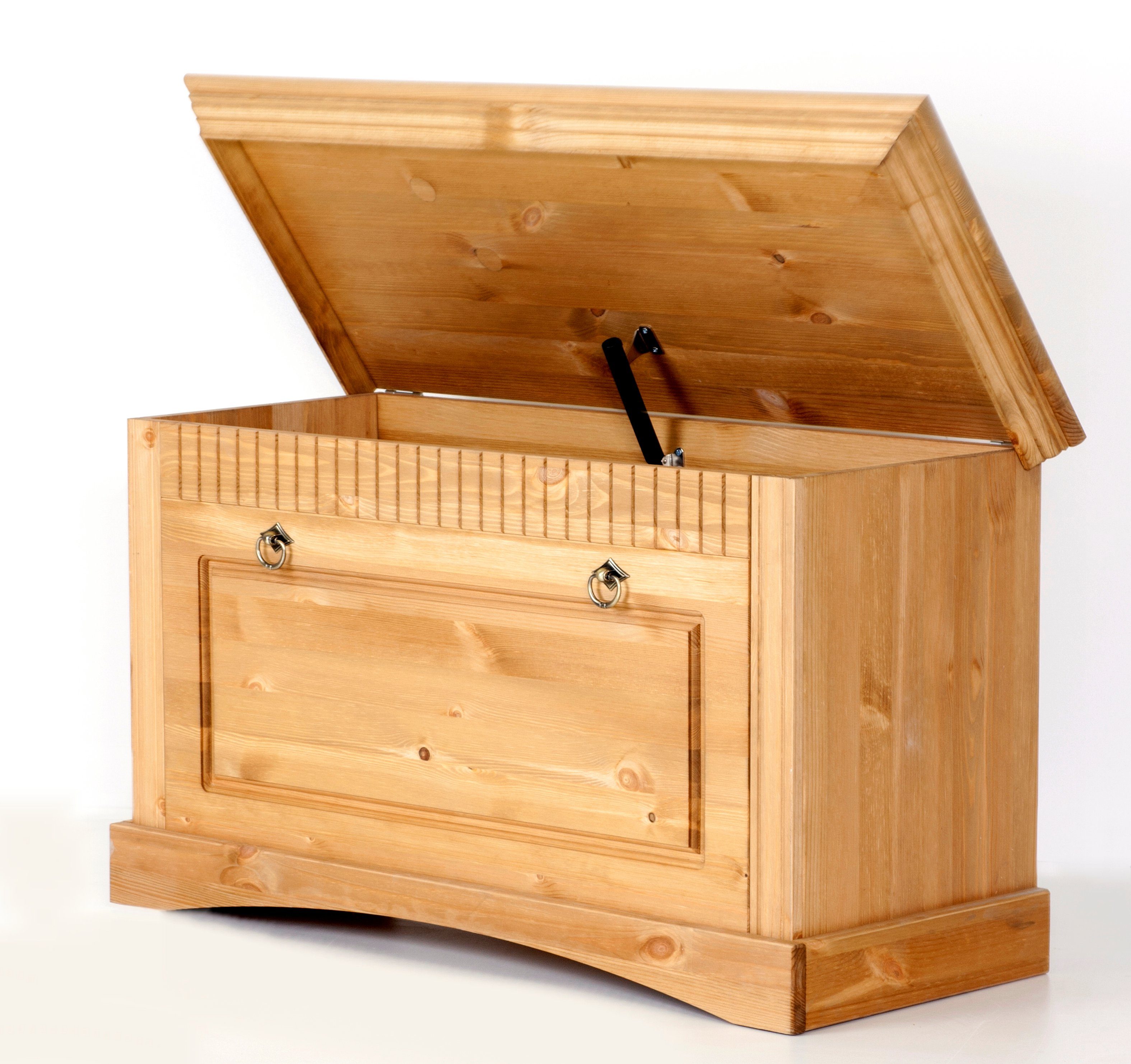 Clever-Moebel Truhe massive Truhe aus Kiefernholz, günstig online kaufen