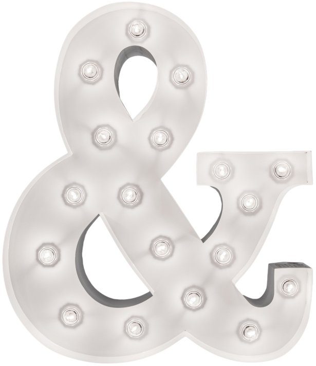 LED Dekolicht &-Zeichen, Wandlampe, Tischlampe &-Sign mit 18 festverbauten LEDs - 79cm Breit und 92cm hoch