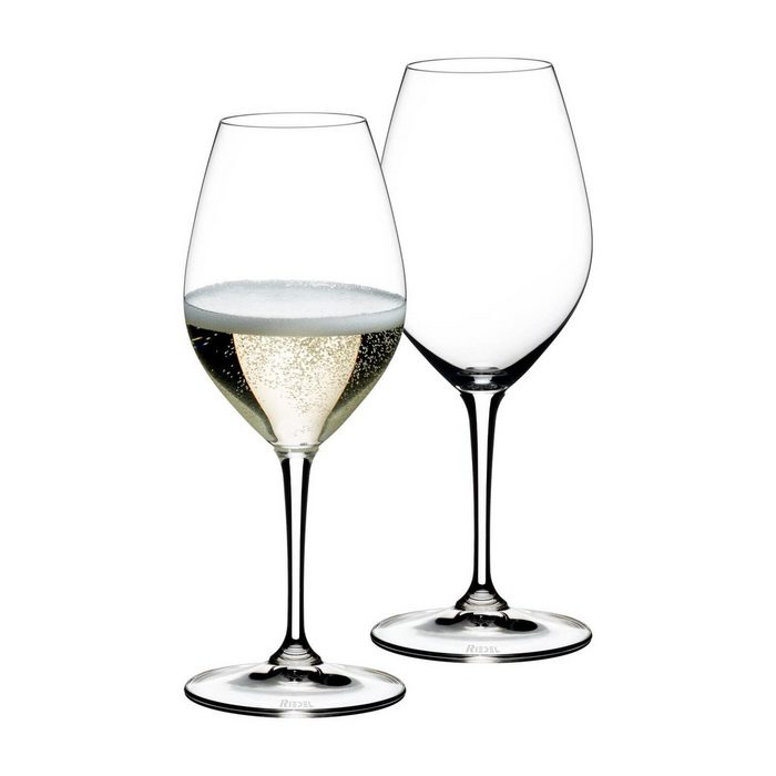 RIEDEL Glas Champagnerglas Vinum Champagner Weingläser 445 ml 2er Set Glas