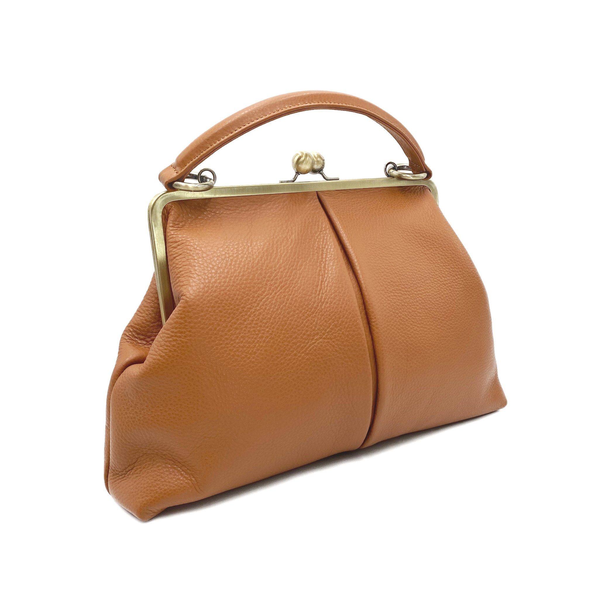 Taschenkinder Handtasche Handtasche Leder "Große Olive" Damentasche, Schultertasche, Vintage, Echtes Leder vom Rind, sehr weich und geschmeidig.