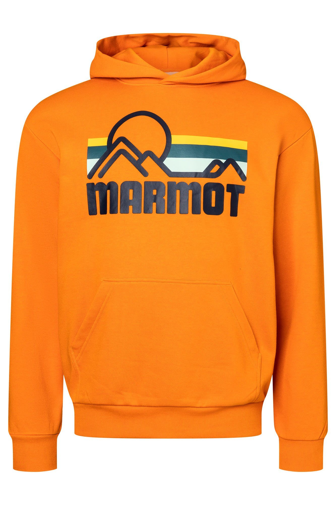 Marmot Longpullover Marmot M Coastal Hoody Herren Freizeitpullover Orange Pepper