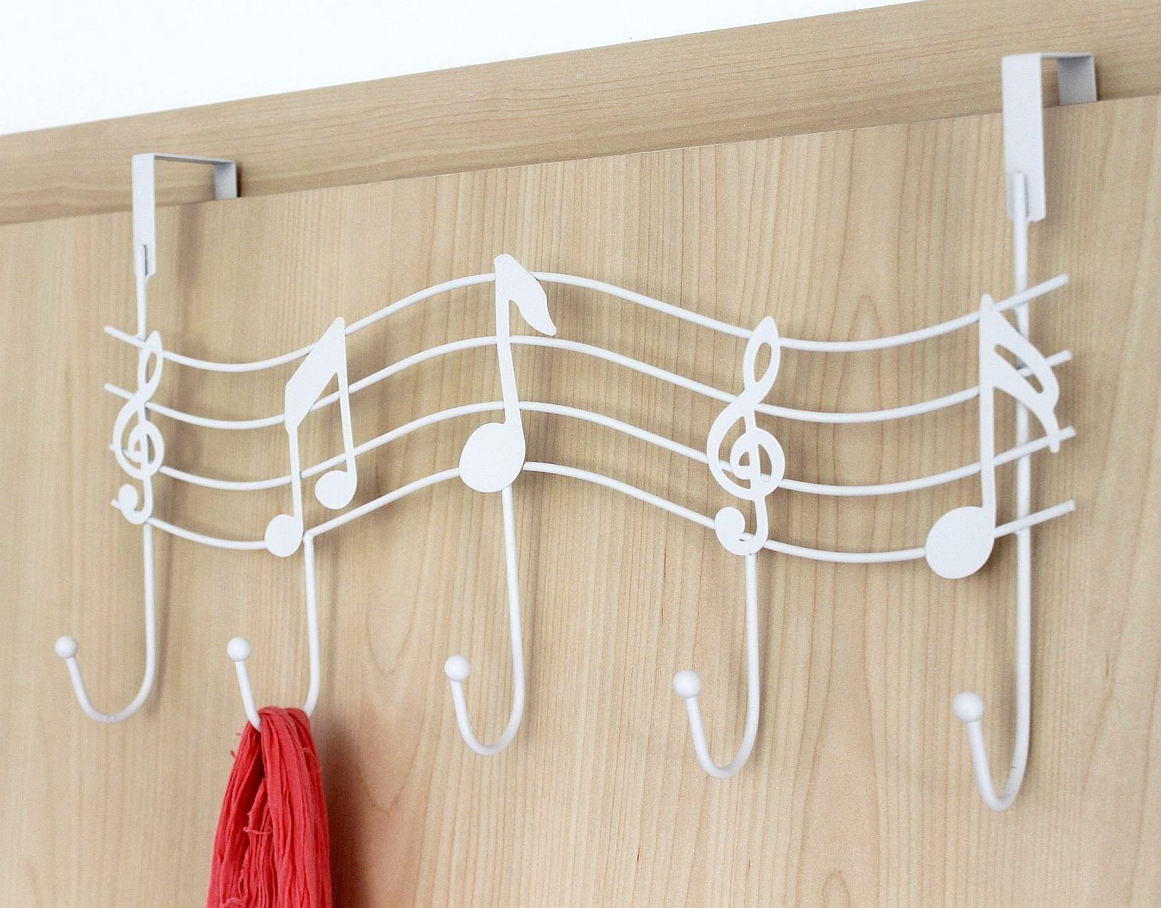 DanDiBo Türgarderobe Melody 131019 Weiß Türhaken 42 cm Garderobe Kleiderhak günstig online kaufen