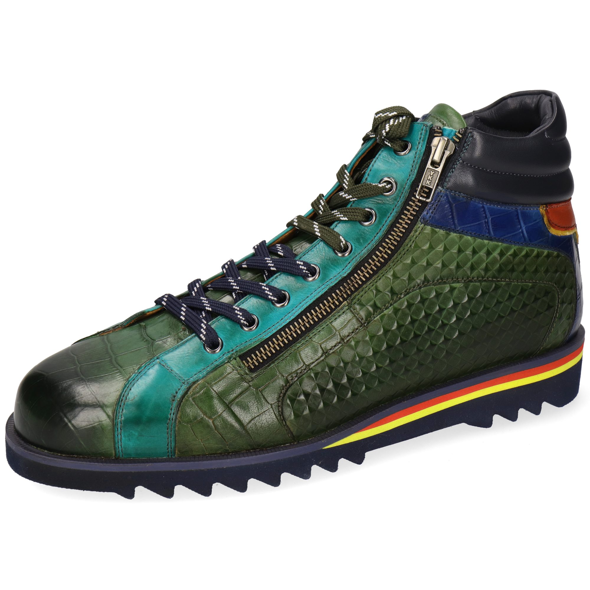 Melvin & Hamilton Hadrian 9 Leder-Sneakers für Herren Sneaker Plateausohlen, Echtes Leder, Vegetabile Gerbung