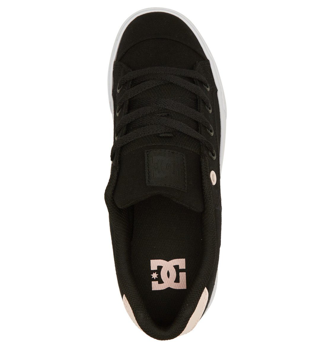 DC Shoes Chelsea Sneaker Black/Black/Pink