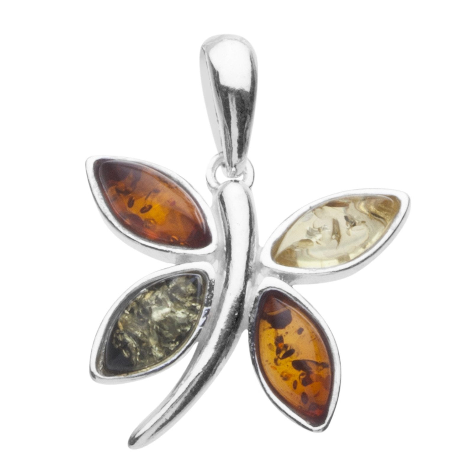 Kettenanhänger Ostsee-Schmuck Anhänger Schmetterling Anhänger Schmetterling