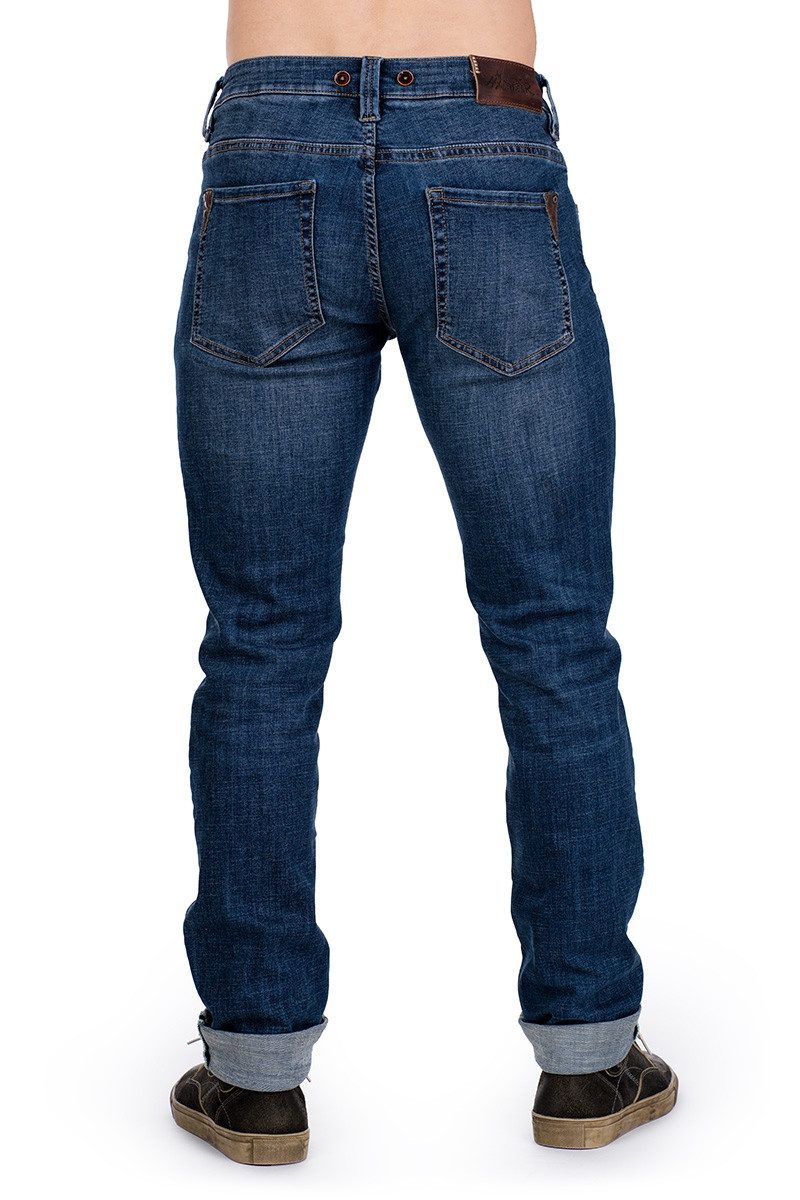 Hangowear Trachtenjeans Trachtenjeans Herren - DEXTER HIRSCH LANG - dunkelblau