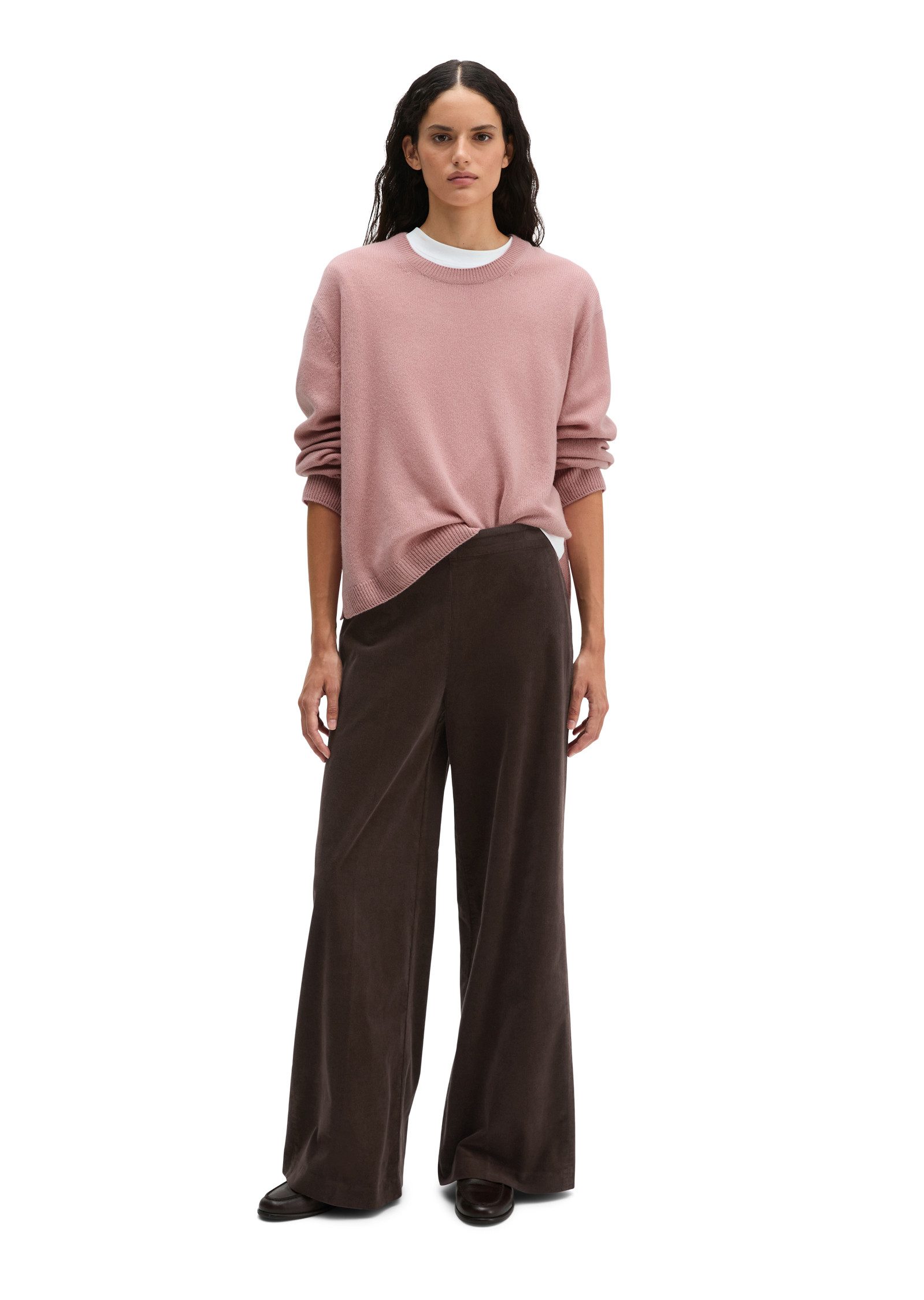 Marc O'Polo Samthose MARGO WIDE Model Margo wide aus Organic Cotton-Stretch – Bild 4 von 5