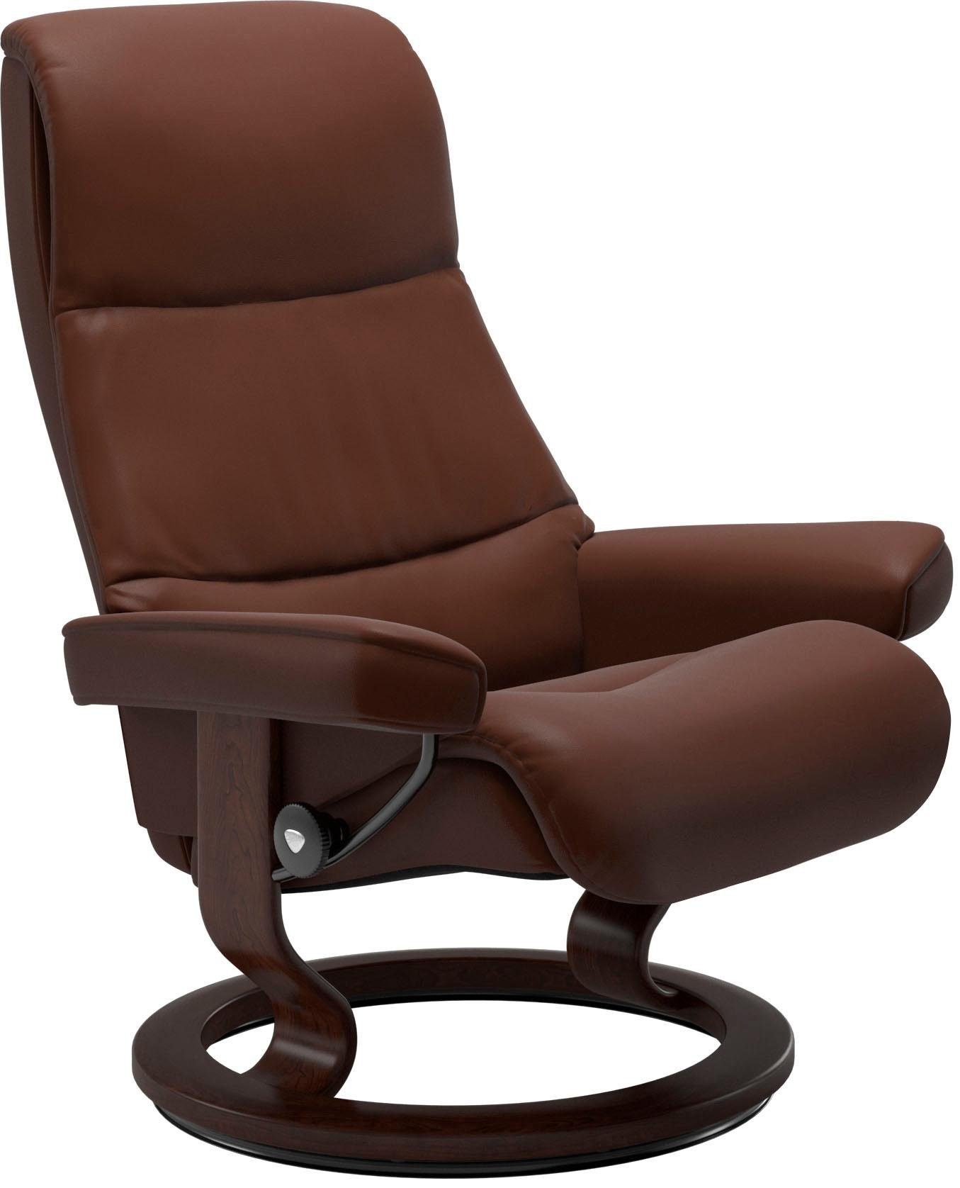 mit View, Braun Stressless® Größe S,Gestell Relaxsessel Base, Classic