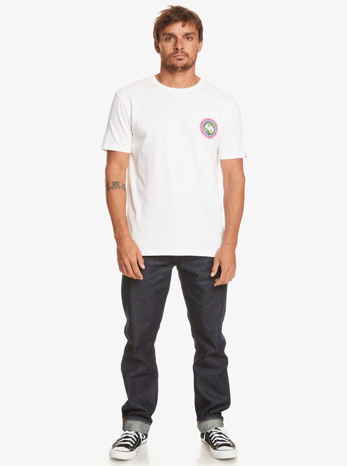 Quiksilver Omni T-Shirt Circle White
