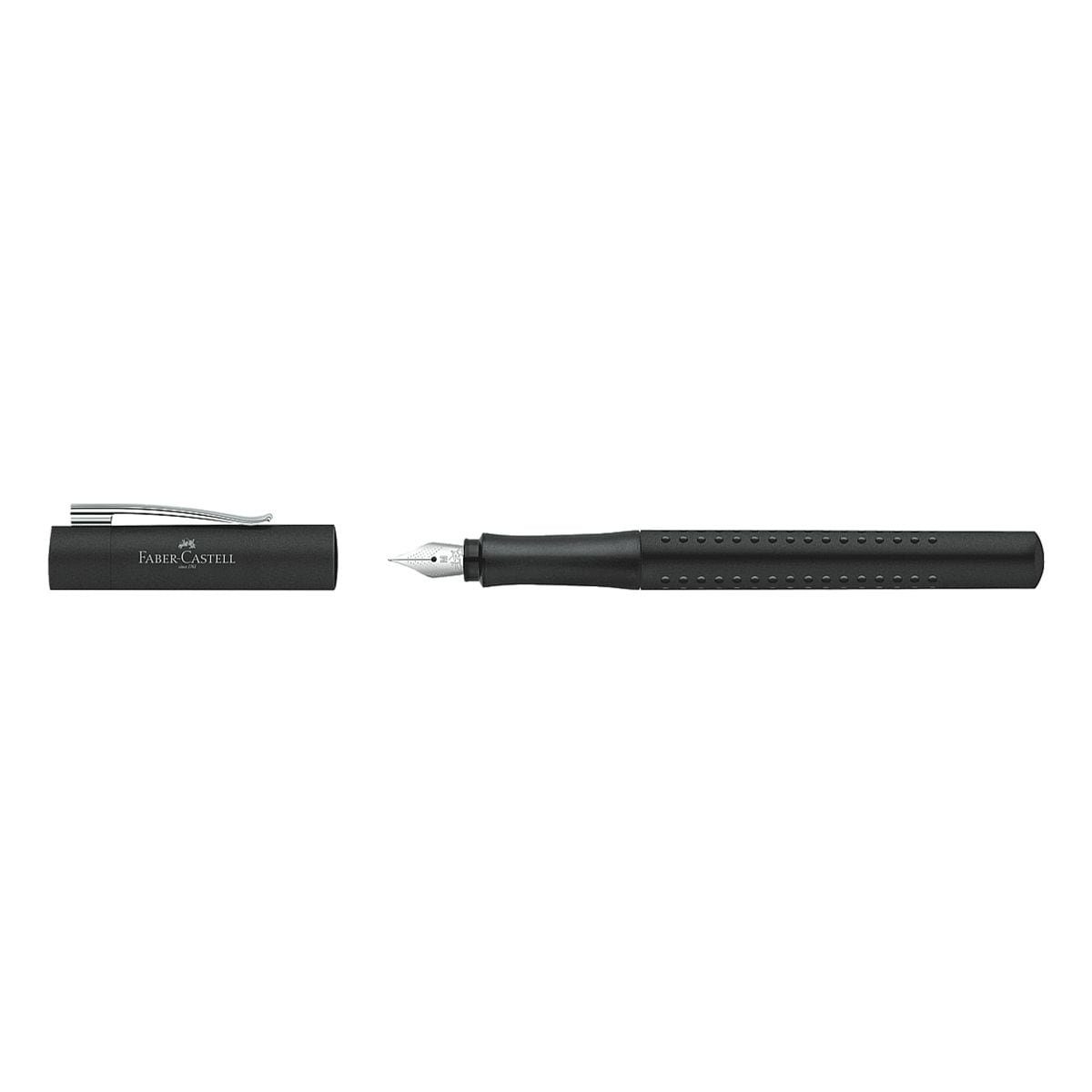 Faber-Castell Füllhalter Grip 2011 M, für Rechts- und Linkshänder geeignet schwarz