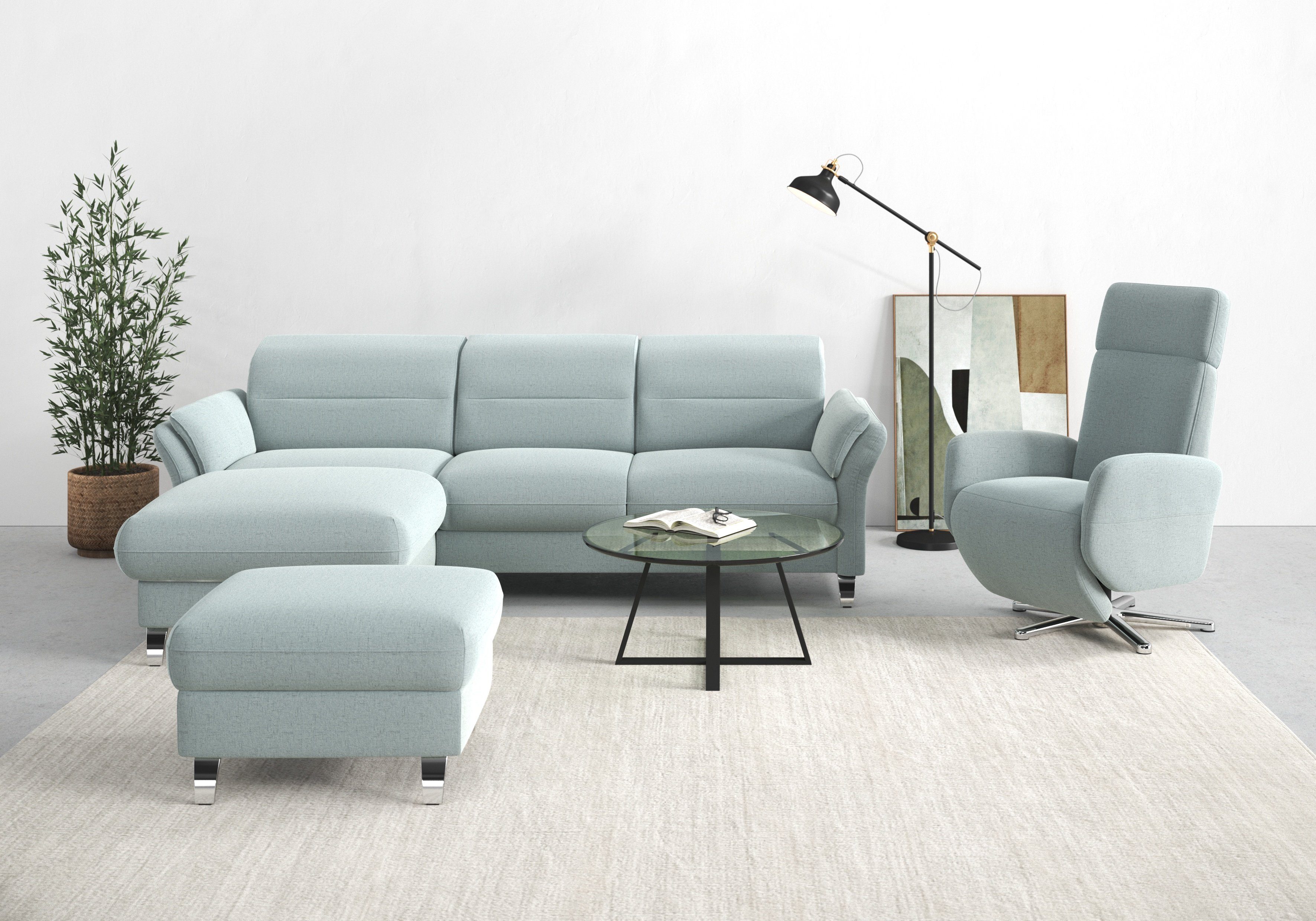 sit&more Ecksofa Grenoble L-Form mit Federkern, günstig online kaufen