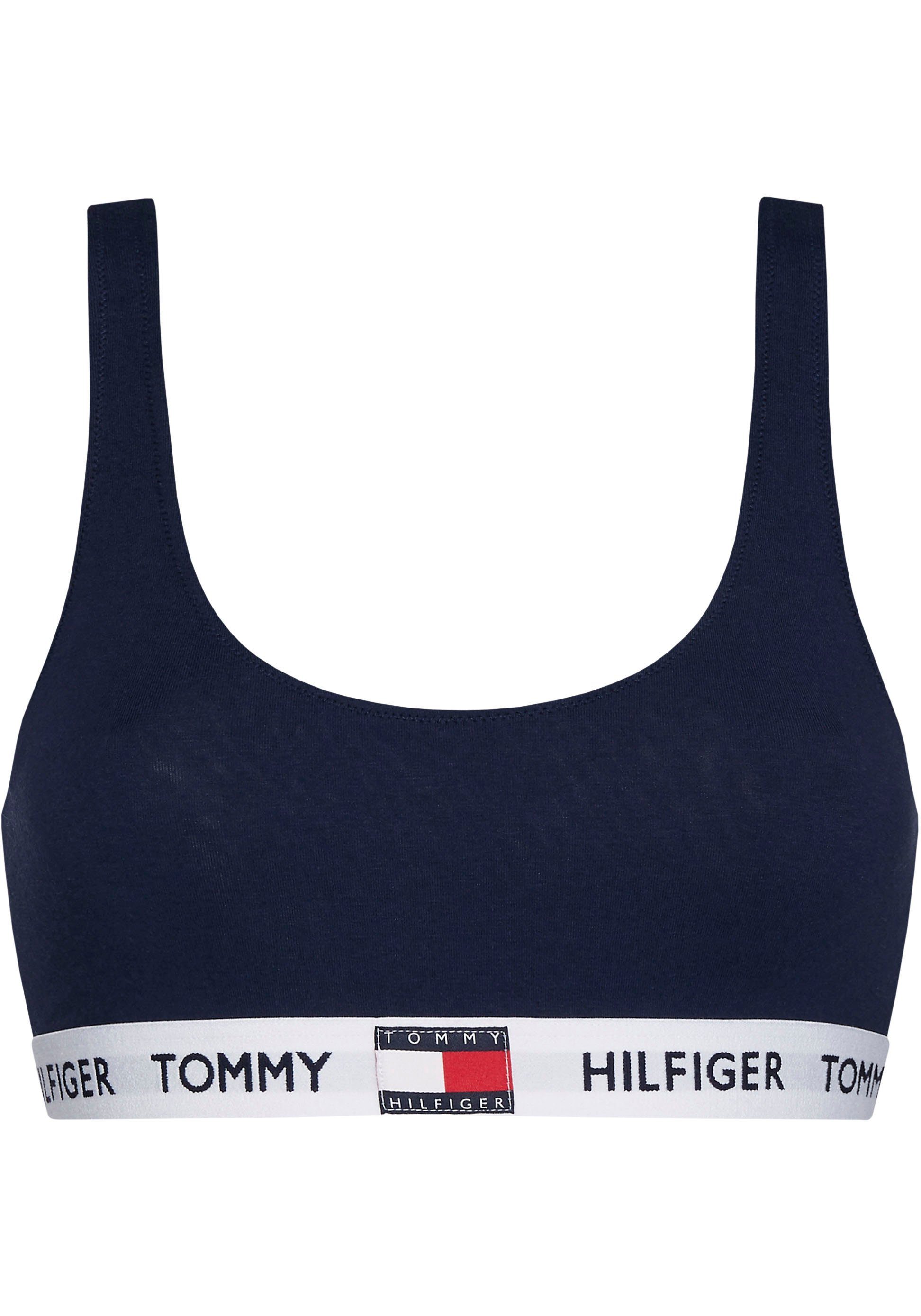 Tommy Hilfiger Underwear BRALETTE Logo-Schriftzug mit Tommy Bralette Hilfiger Navy Blazer