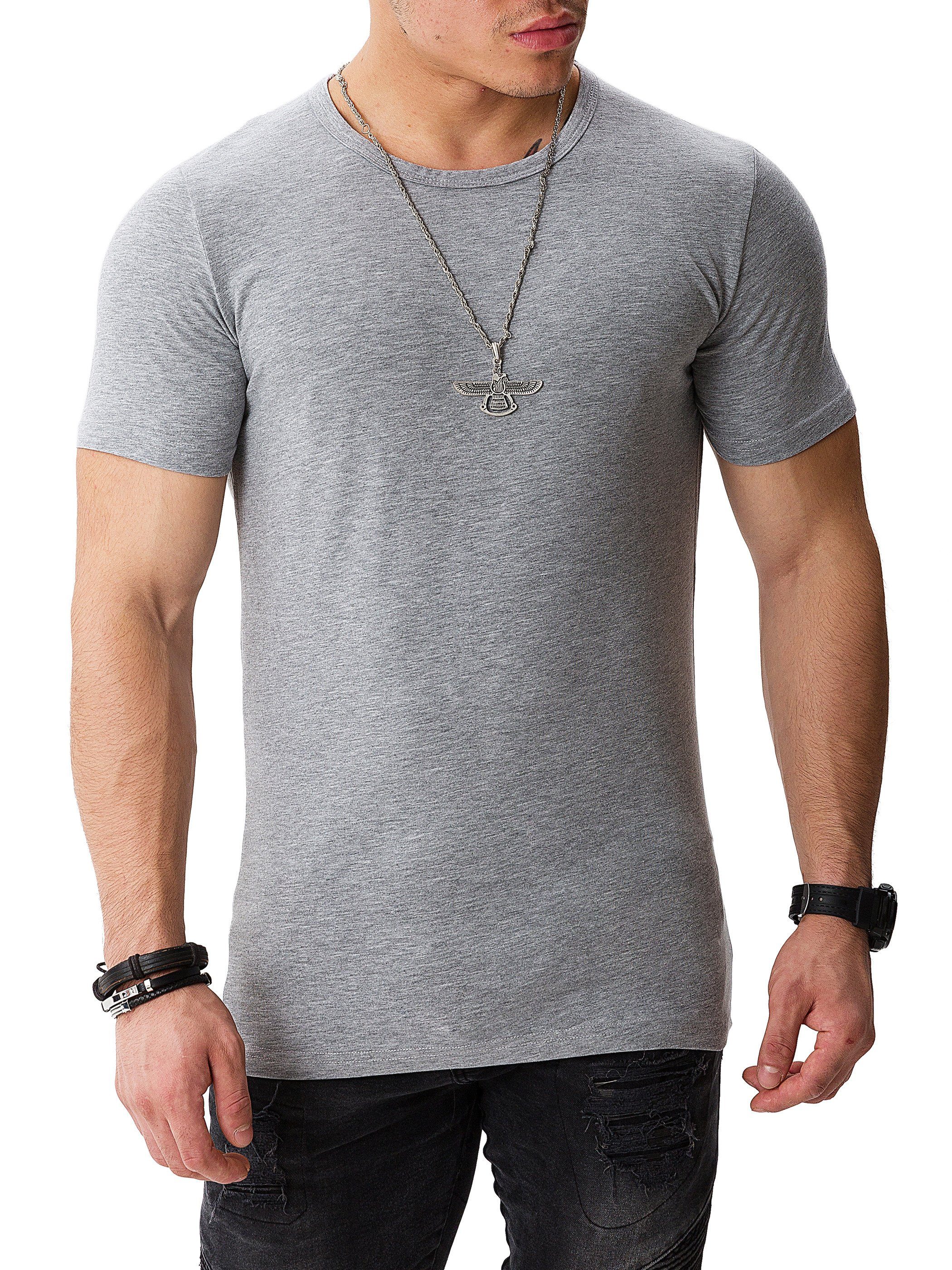 Yazubi T-Shirt 5-Pack Mythic Basic Tee Crew Neck (Set, 5er-Pack) modernes R günstig online kaufen