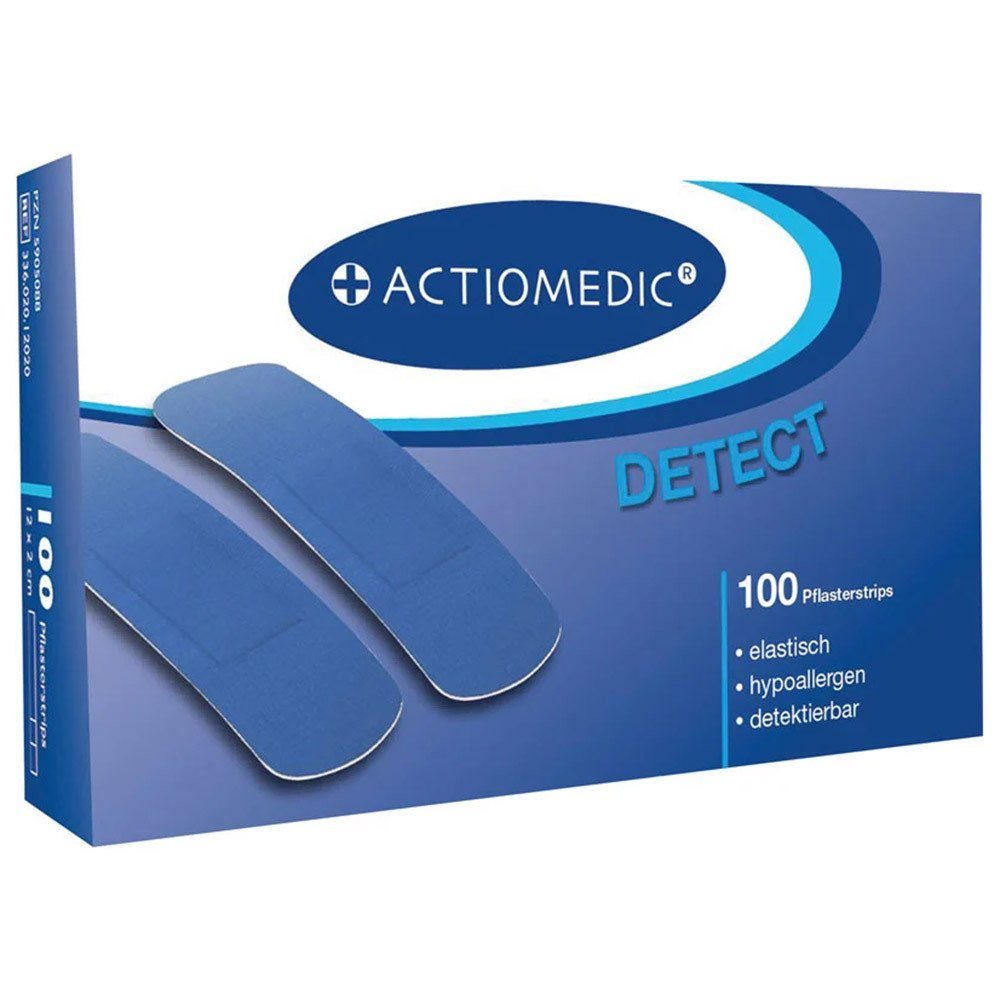 GRAMM medical Wundpflaster Actiomedic® DETECT Pflasterstrips Maße: 19 x 72 mm