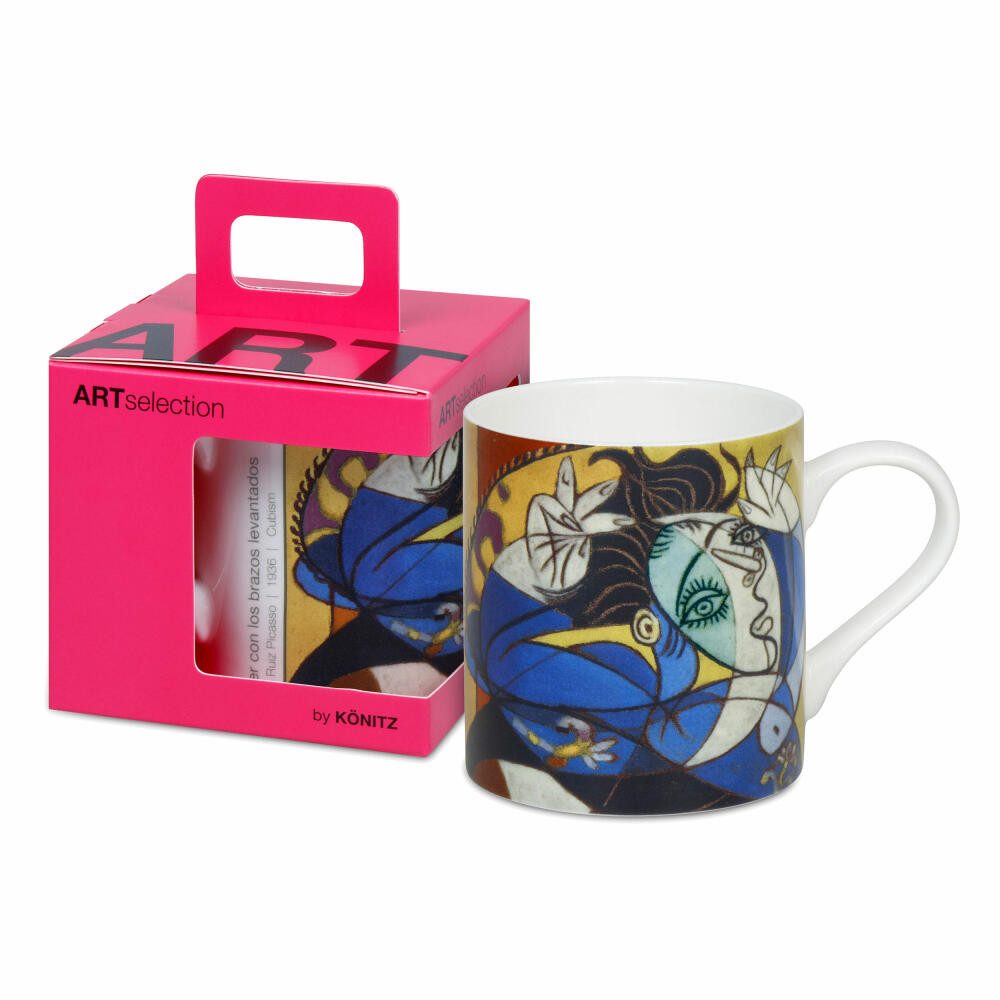 Könitz Becher Mujer con los brazos levantados - Picasso, 400 ml, Bone China