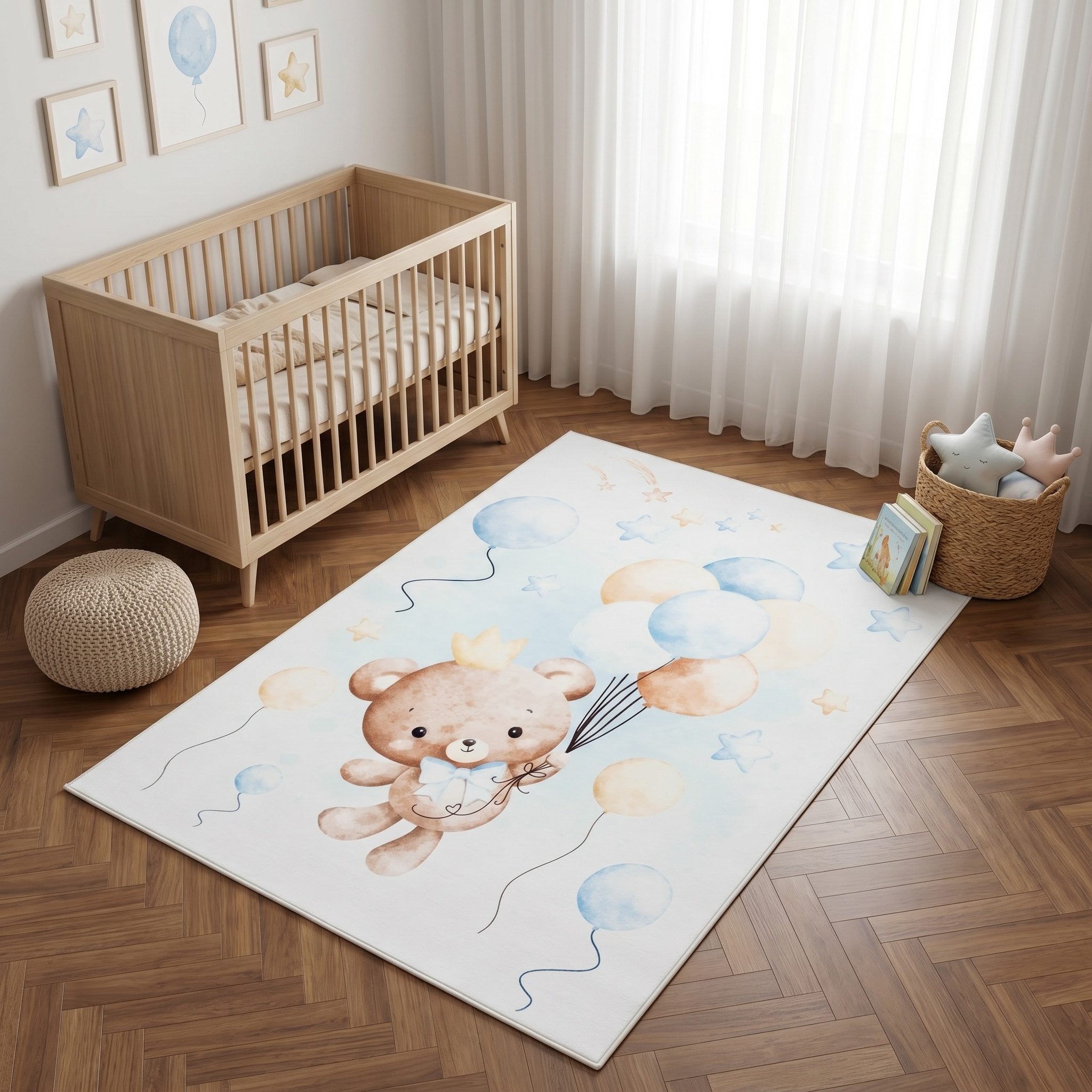 Tapiso Kinderteppich KIDS, rechteckig, Höhe: 6 mm, rutschhemmend