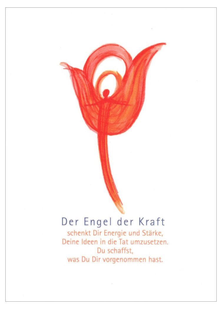 Postkarte "Der Engel der Kraft II"