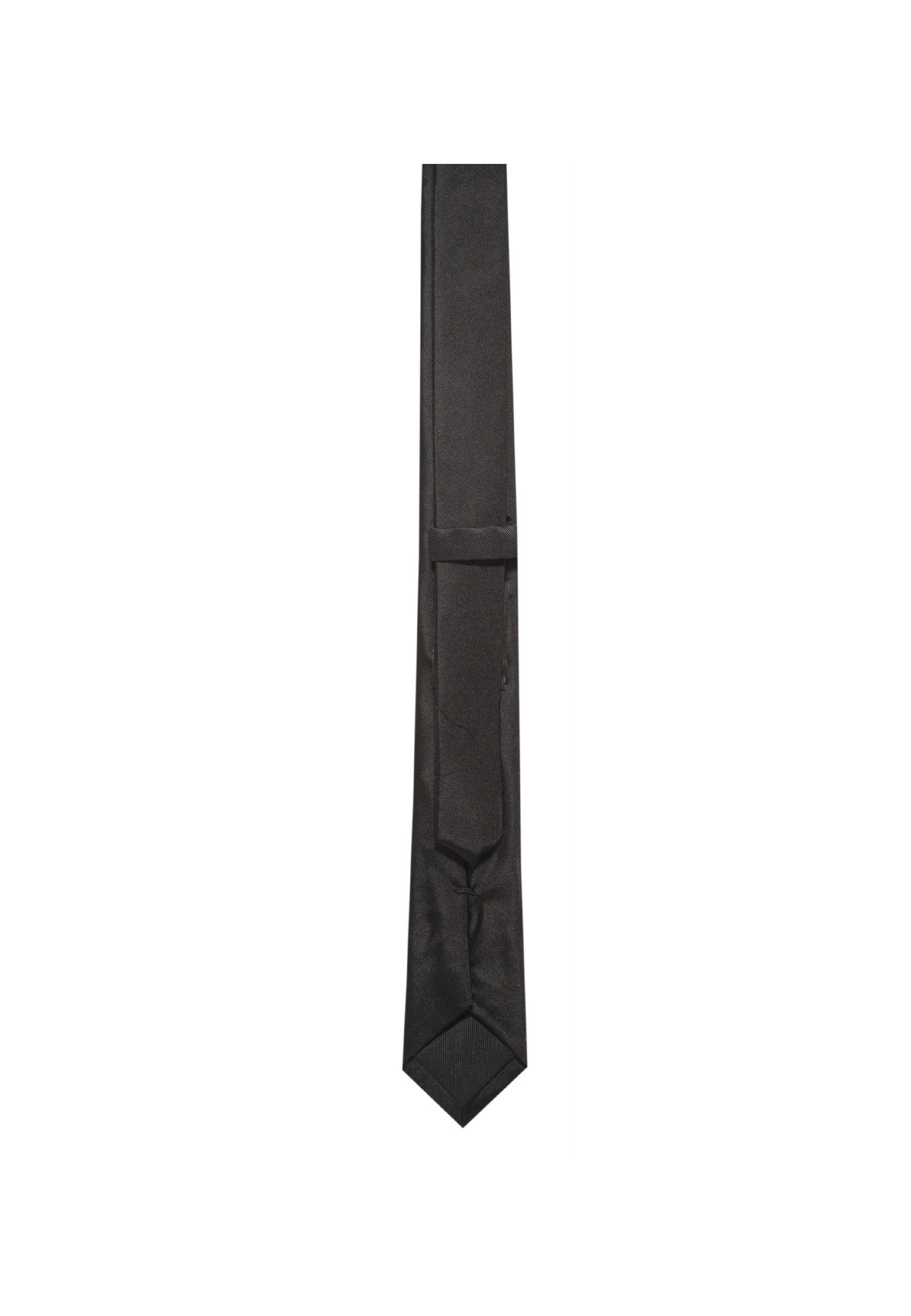 seidensticker Schmal Slim Schwarz Krawatte (5cm) Uni