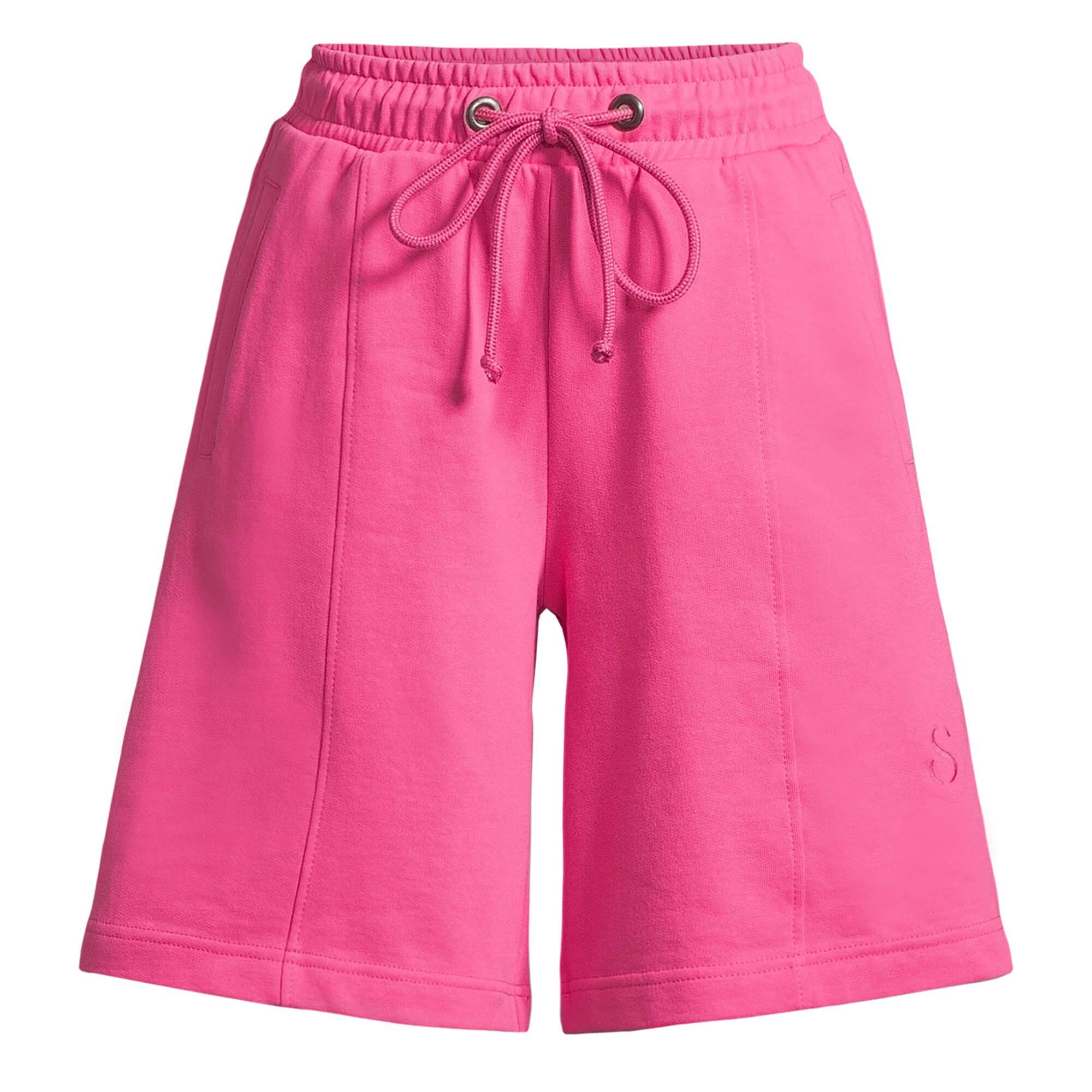 salzhaut Bermudas Damen Shorts Luup - Unifarbene kurze Hose mit Kordelzug