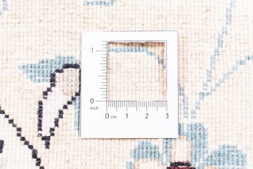 Orientteppich Perser - Nain rund - 245 x 245 cm - dunkelrot, morgenland, rund, Höhe: 10 mm, Wohnzimmer, Handgeknüpft, Einzelstück mit Zertifikat