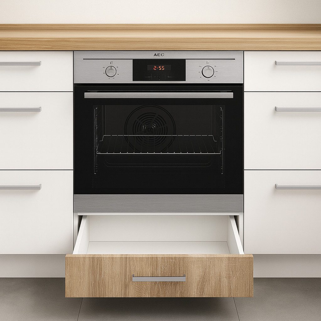 Kontor Hermsen Unterschrank 60 cm –Backofenschrank für Einbauherd Passend für jedes Küchendesign, egal ob klassisch oder modern.