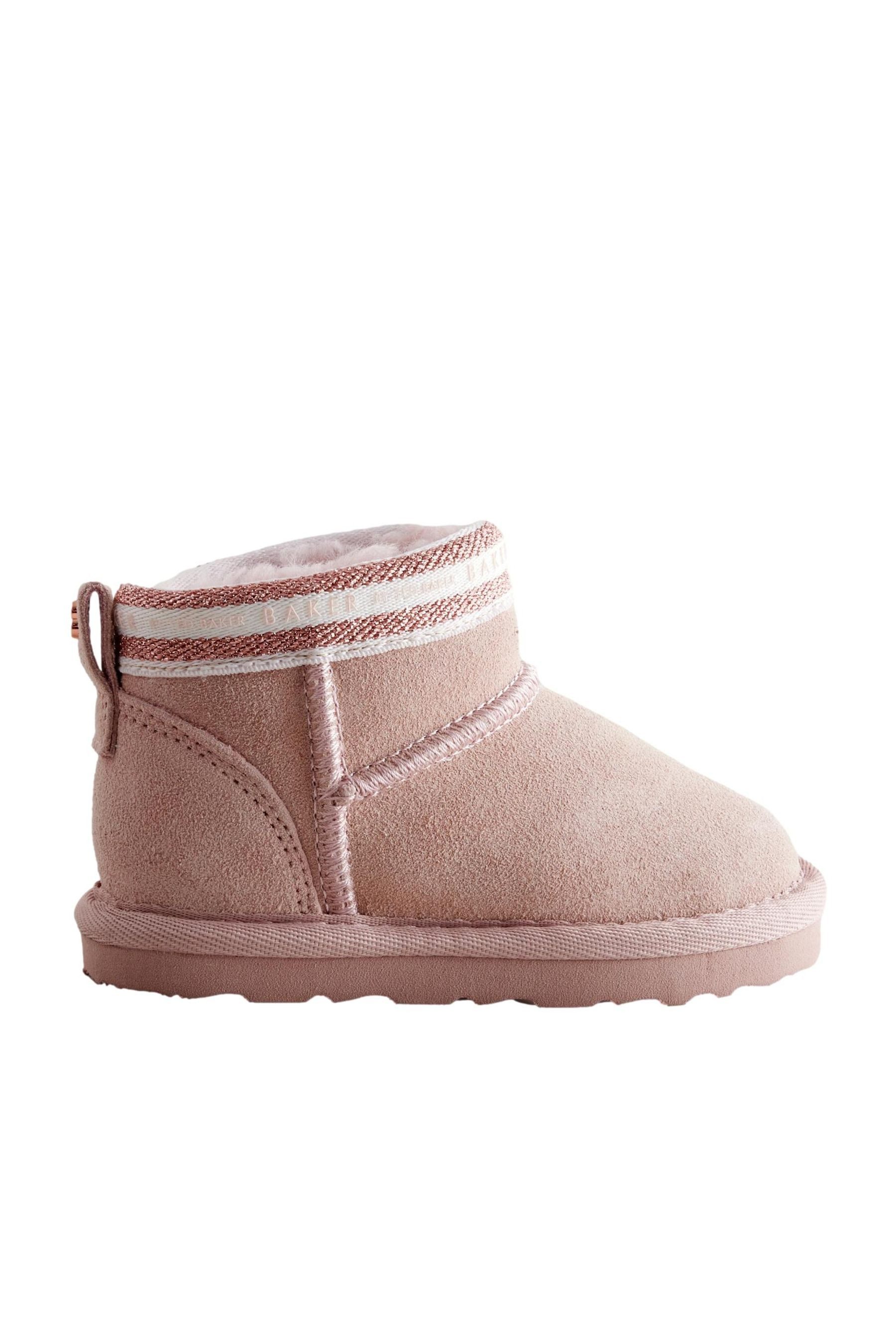 Baker by Ted Baker Mädchen-Hausstiefel aus Velours Stiefel