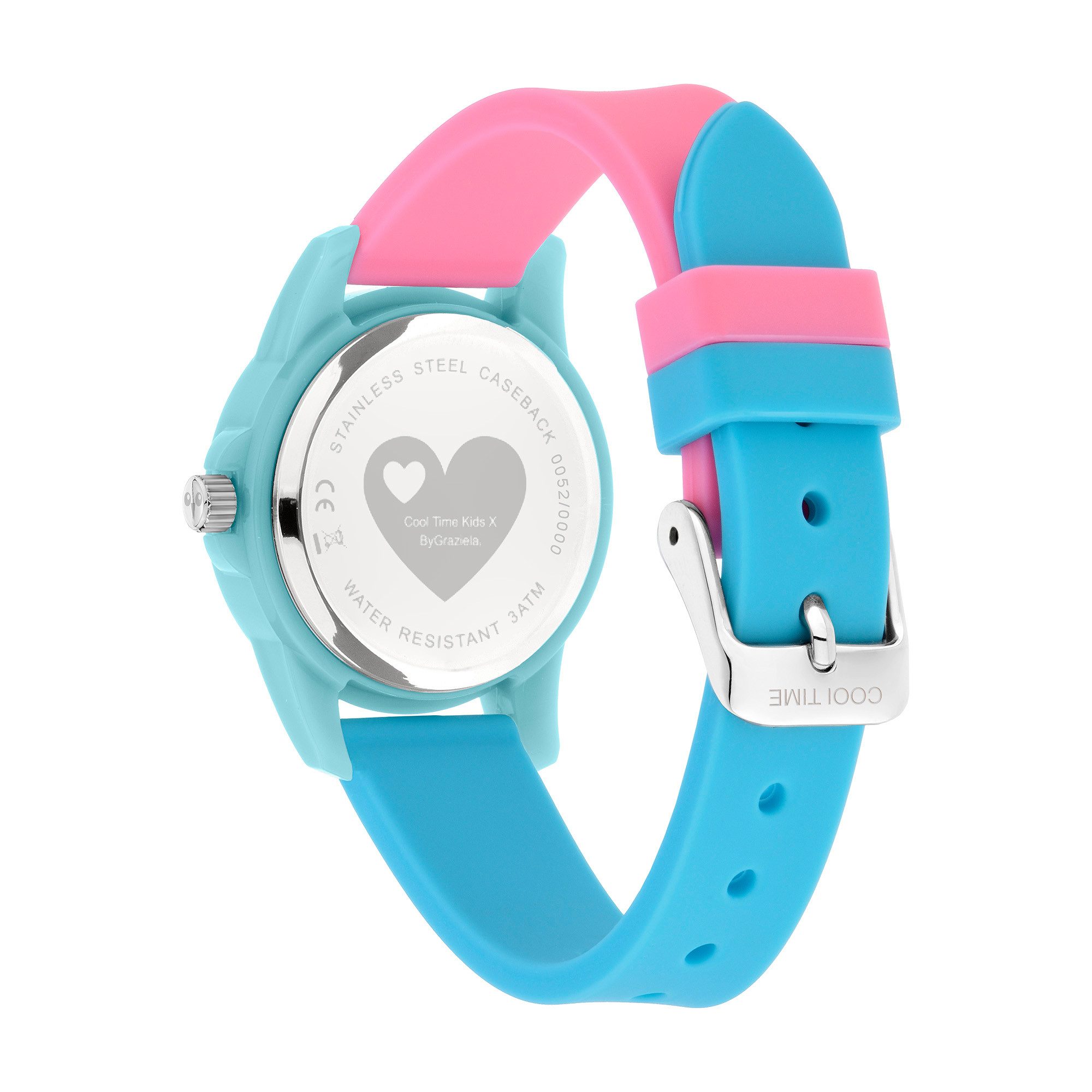 COOL TIME Quarzuhr CT-0052-PQ, Armbanduhr, Silikonarmband, analog