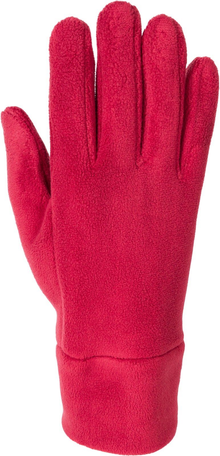 styleBREAKER Fleece Einfarbige Touchscreen Handschuhe Fleecehandschuhe Weinrot
