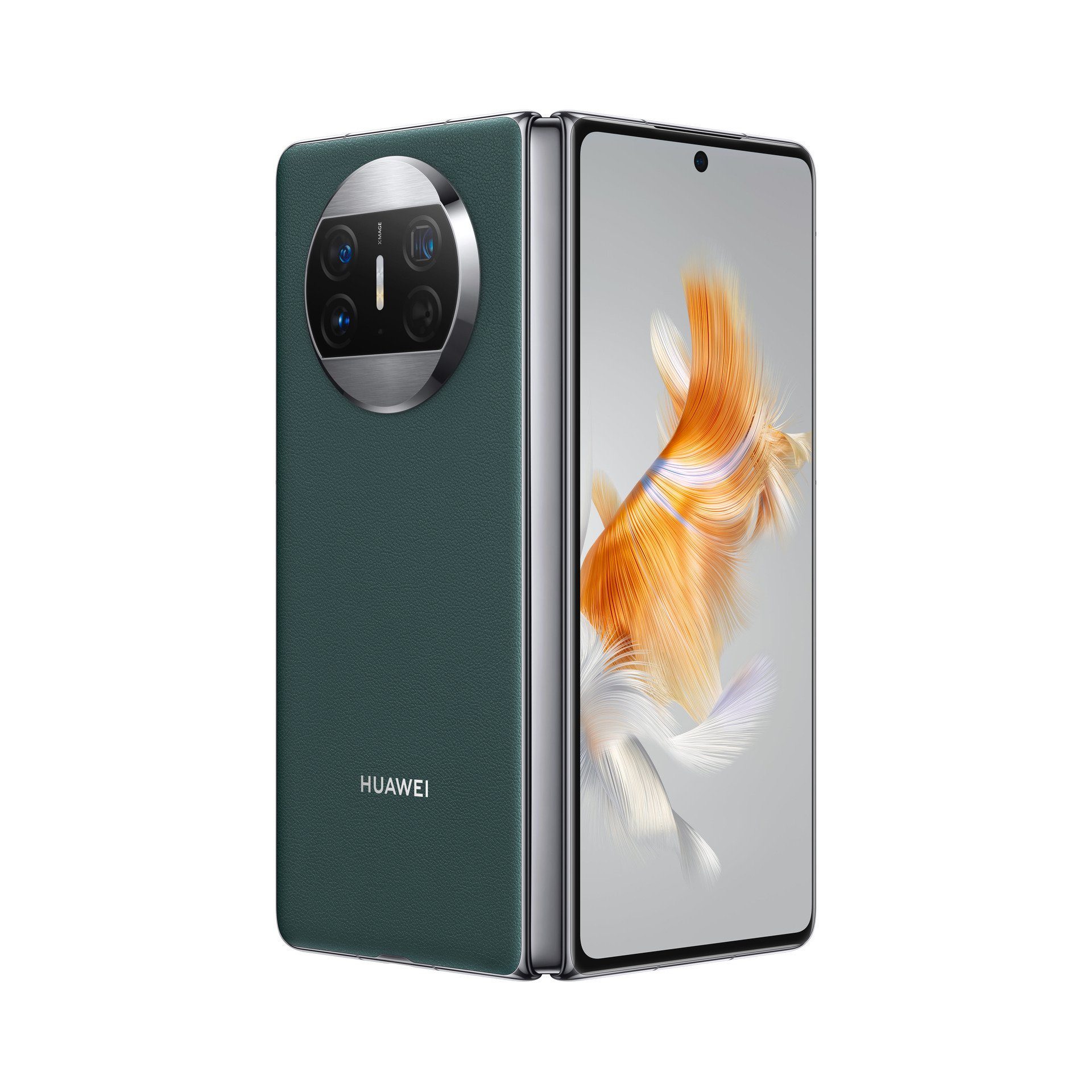 Huawei Mate X3 Smartphone (16,3 cm/6,4 Zoll, 512 GB Speicherplatz, 50 MP Kamera) Dunkelgrün