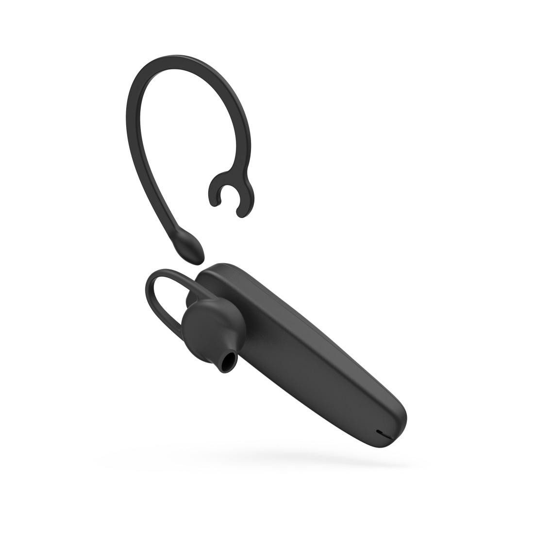 Hama Mono-Bluetooth®-Headset, kabellos, Multipoint Bluetooth-Kopfhörer (Sprachsteuerung, Google Assistant, Siri, ultraleicht)