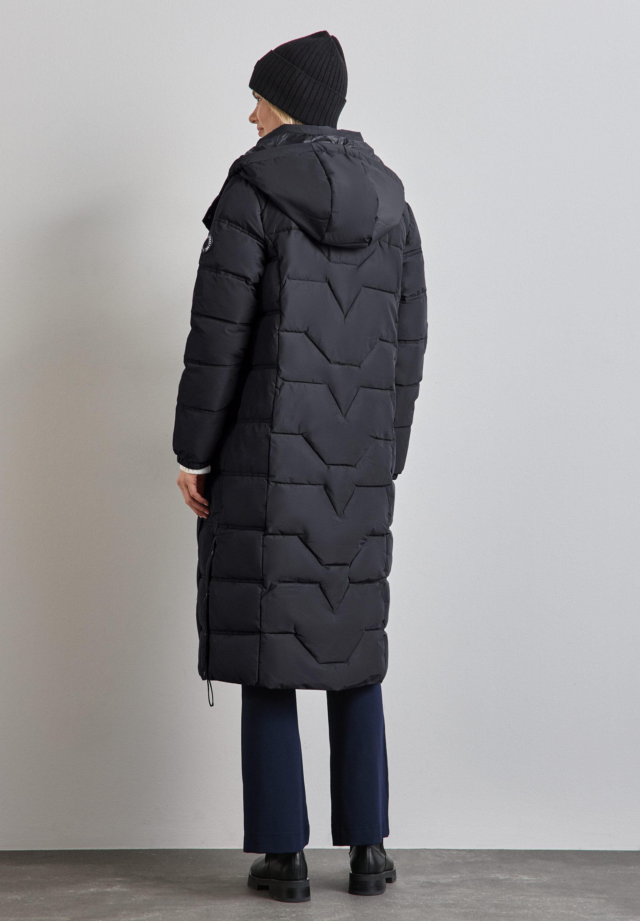 STREET ONE Steppjacke mit abnehmbarer Kapuze