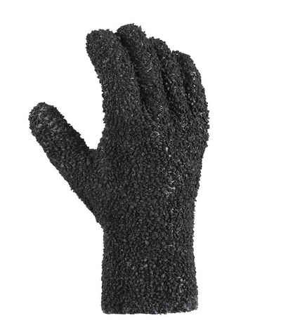 teXXor Arbeitshandschuhe PVC-Handschuhe SCHWARZ GRANULIERT Größe 10