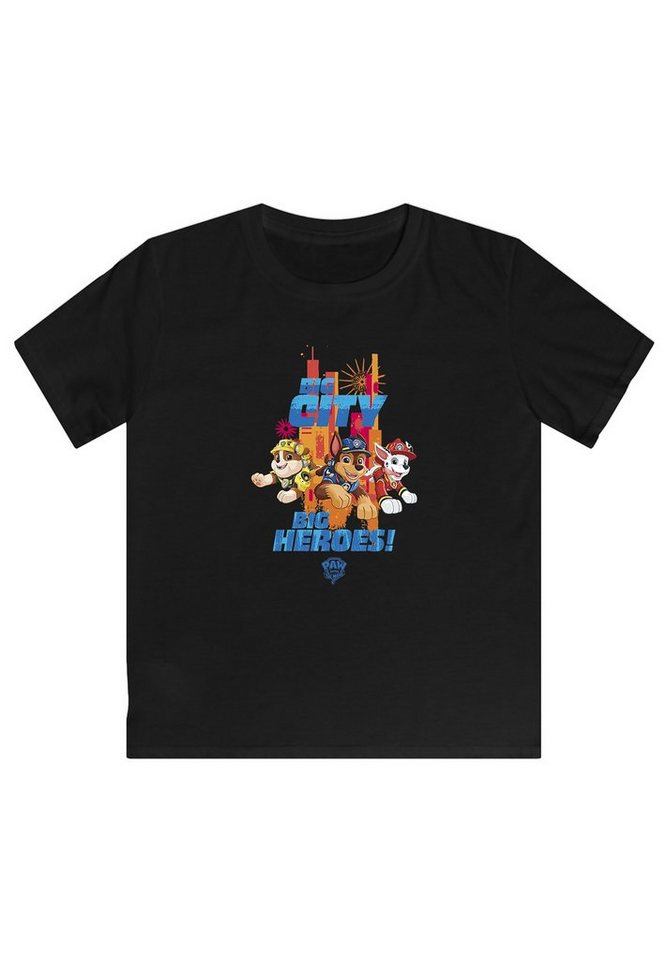 F4NT4STIC T-Shirt Paw Patrol Rubble Marshall Chase Big City Heroes Unisex  Kinder,Premium Merch,Jungen,Mädchen,Bedruckt