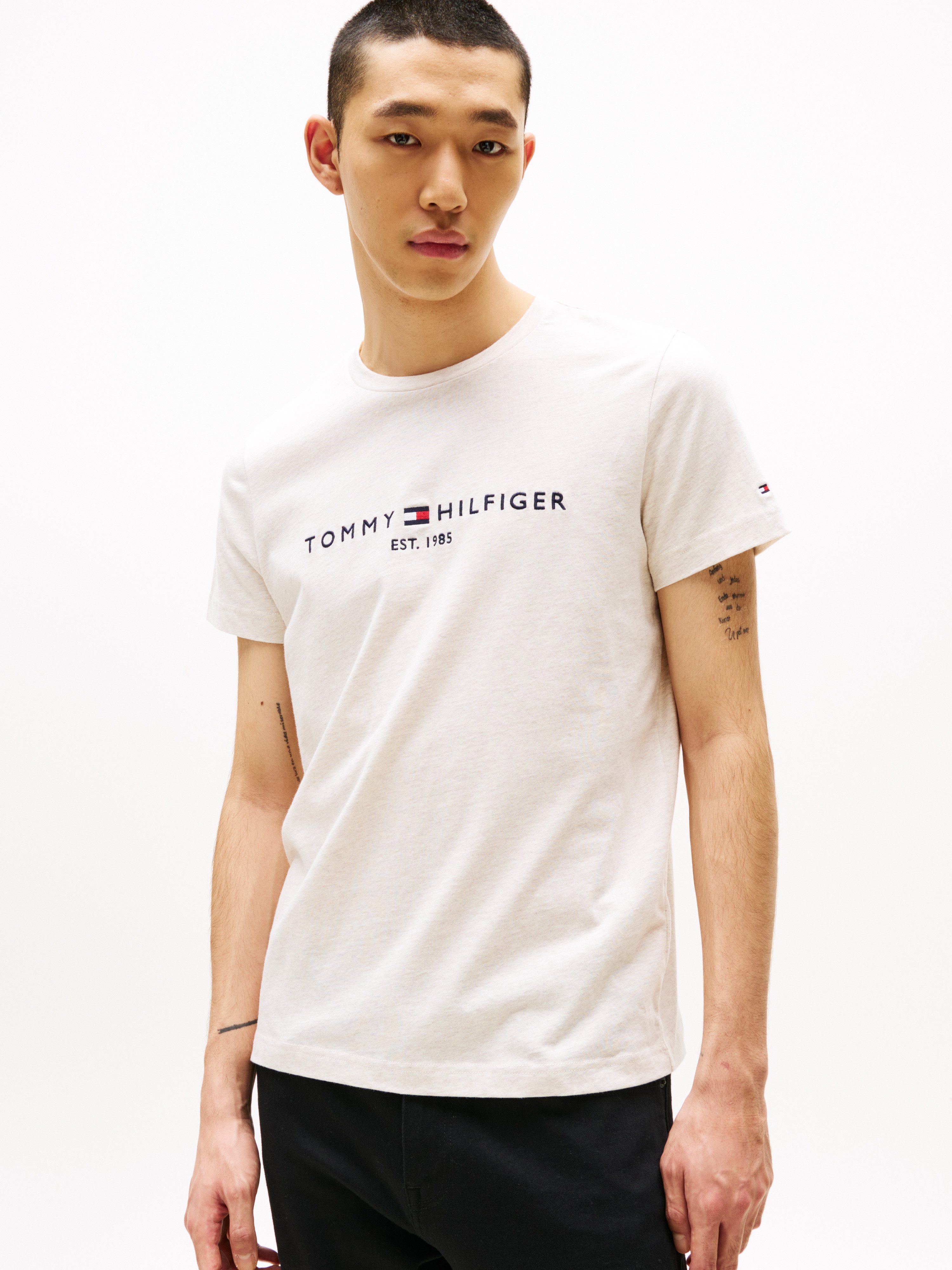 Tommy Hilfiger T-Shirt TOMMY LOGO TEE aus reiner Baumwolle günstig online kaufen