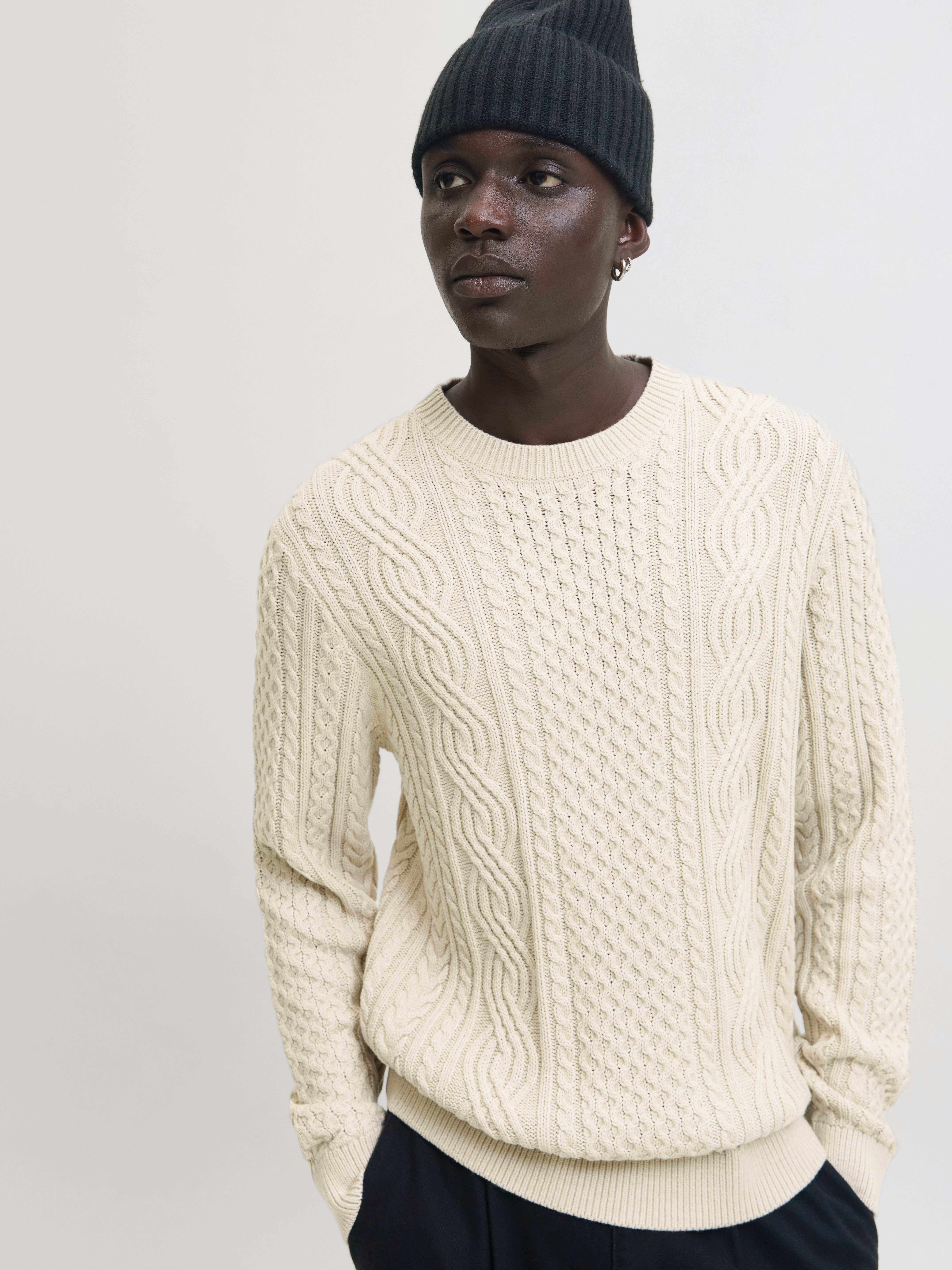 Jack & Jones Strickpullover JPRBLUSEAN KNIT CABLE CREW NECK SN günstig online kaufen