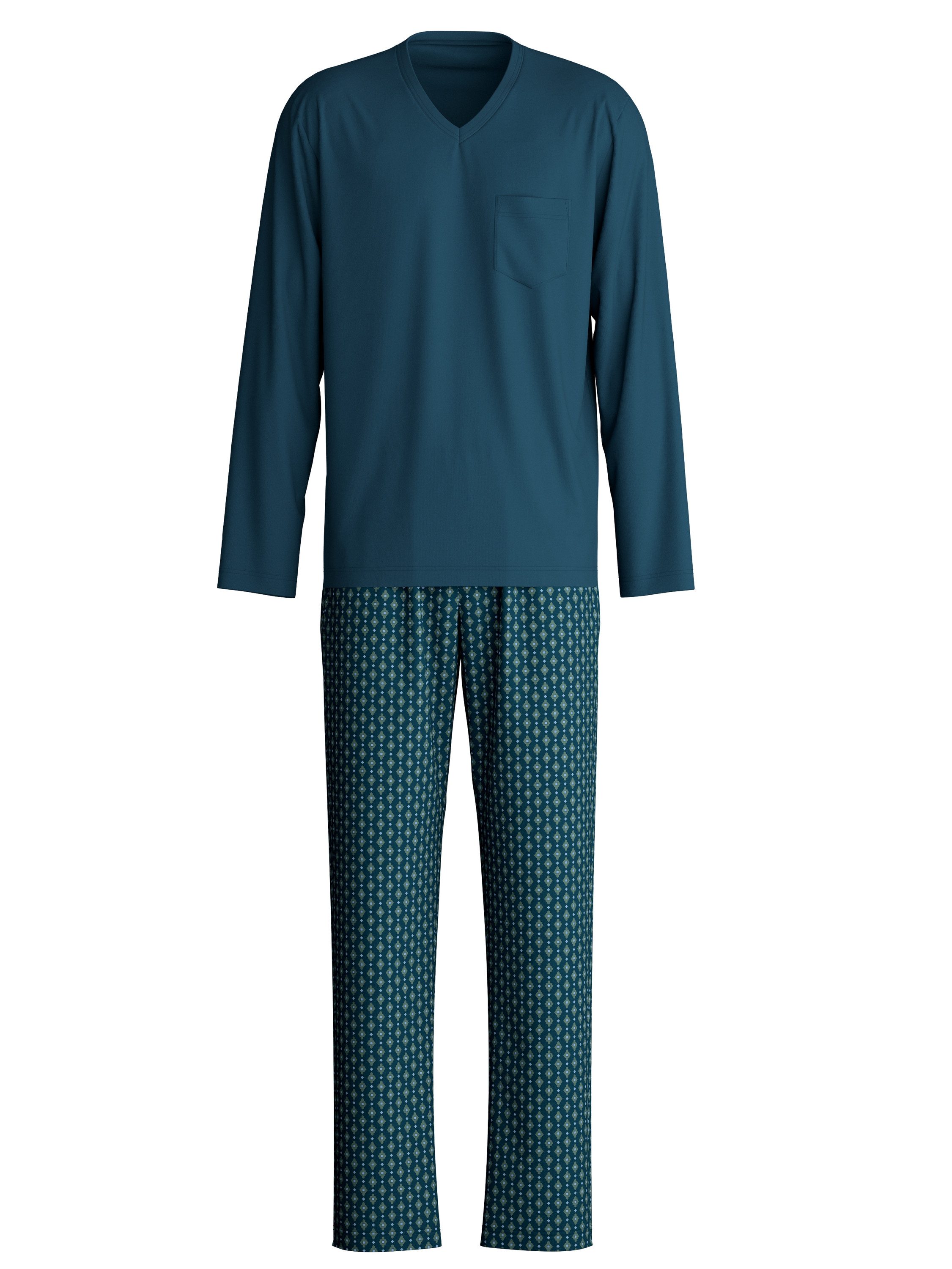 CALIDA Pyjama Relax Imprint Herren (2 günstig online kaufen