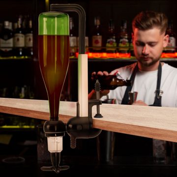 Goods+Gadgets Flaschenhalter Bar-Butler für Spirituosen 2cl Dosierer, Flaschenhalterung für Getränke